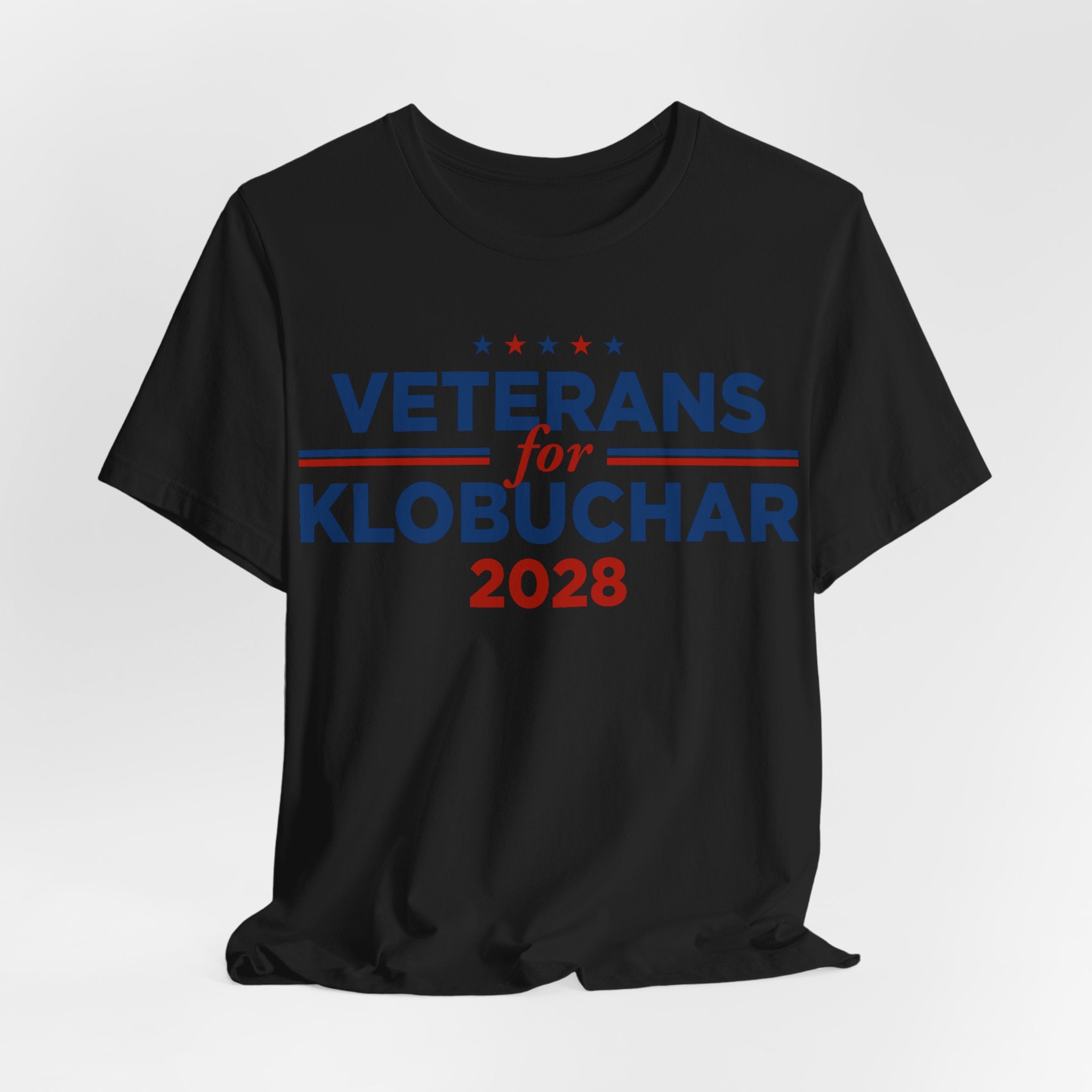 Veterans for Amy Klobuchar for President Campaign T-Shirt 2028