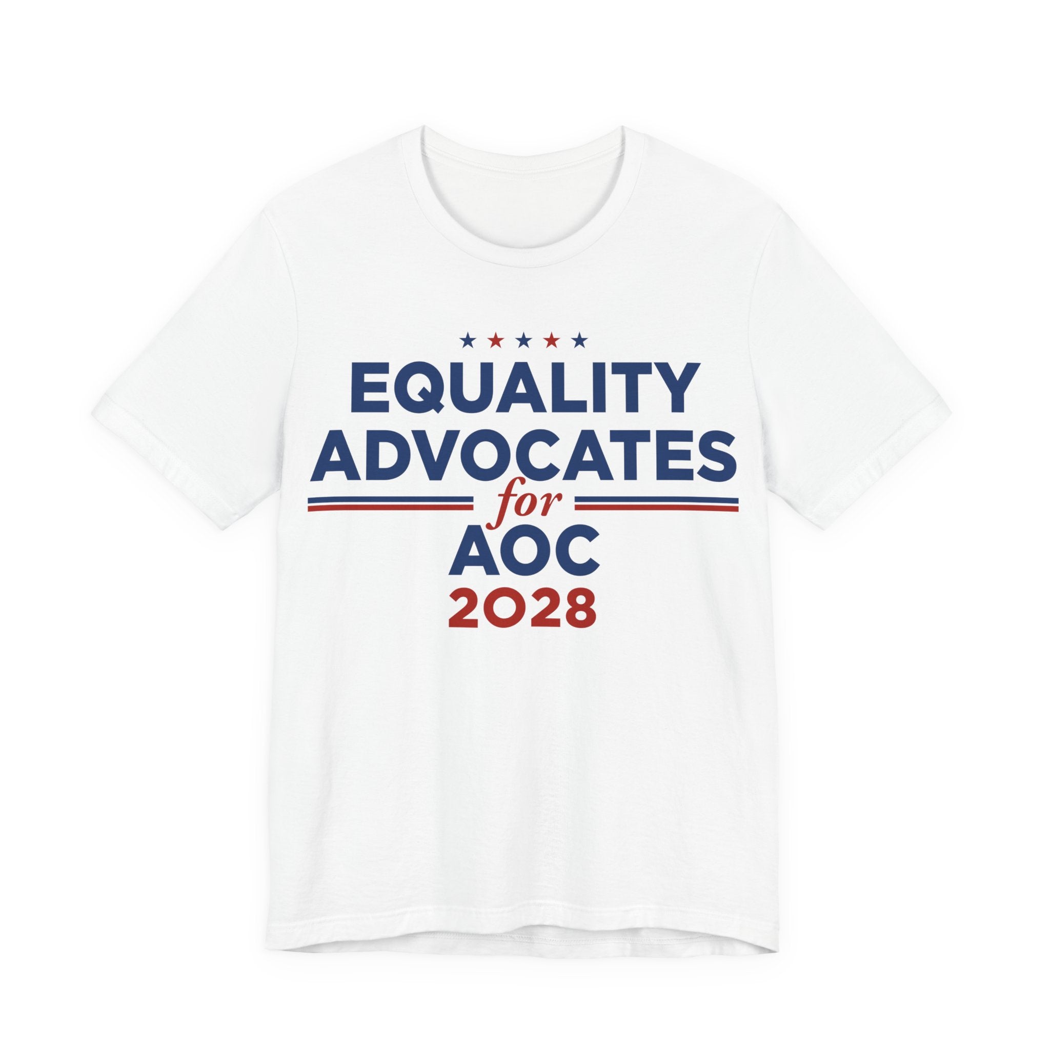Equality Advocates for AOC for President Campaign T-Shirt 2028