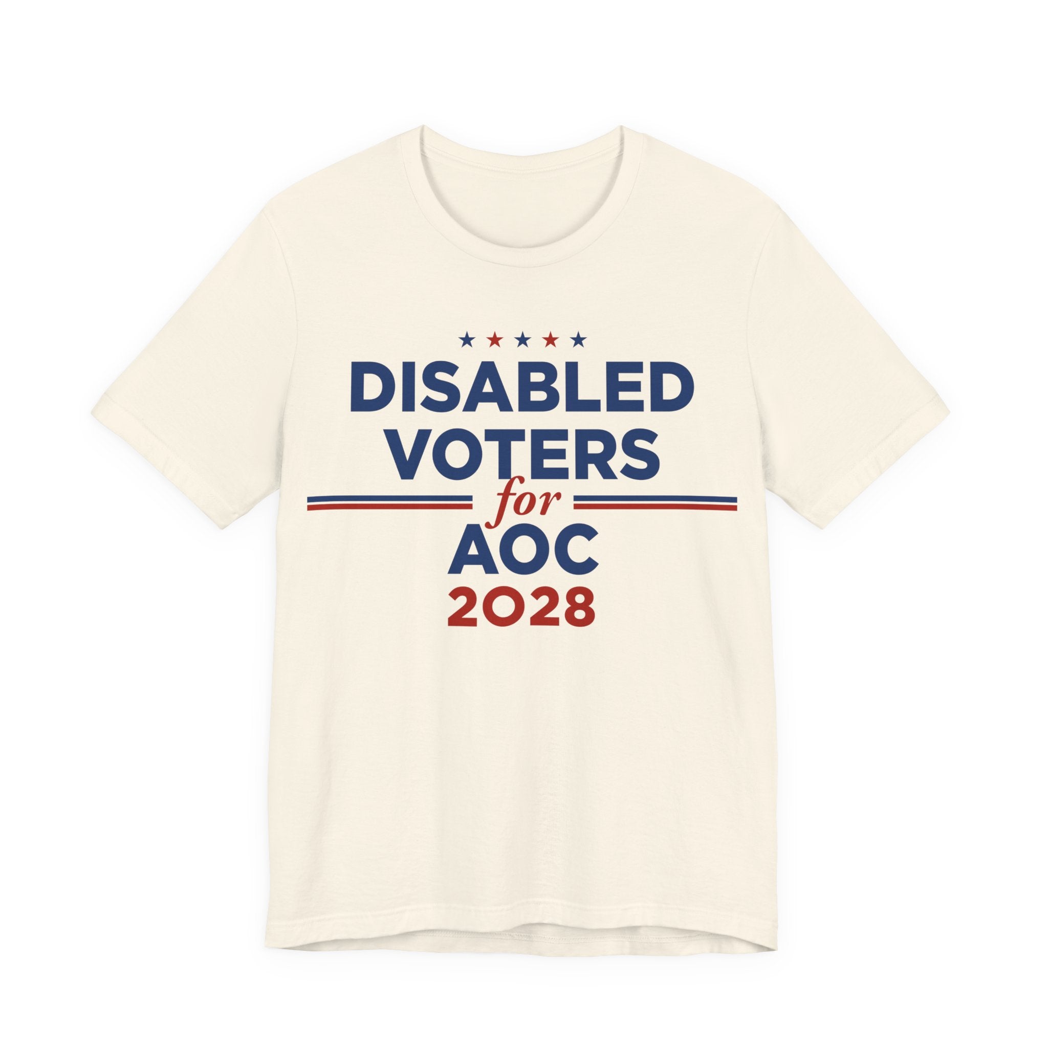 Disabled Voters for AOC for President Campaign T-Shirt 2028