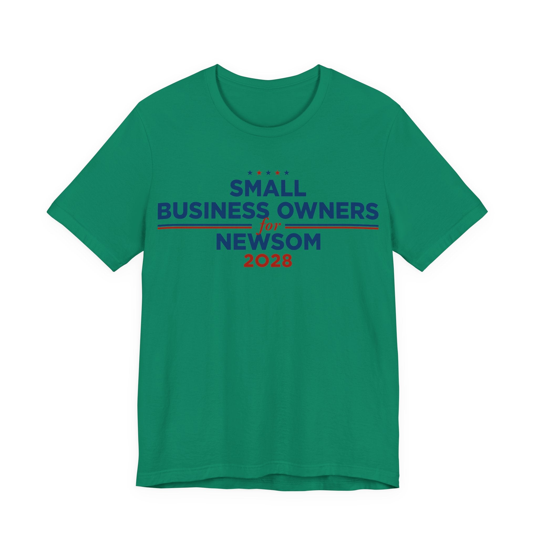 Small Business Owners for Gavin Newsom for President Campaign T-Shirt 2028