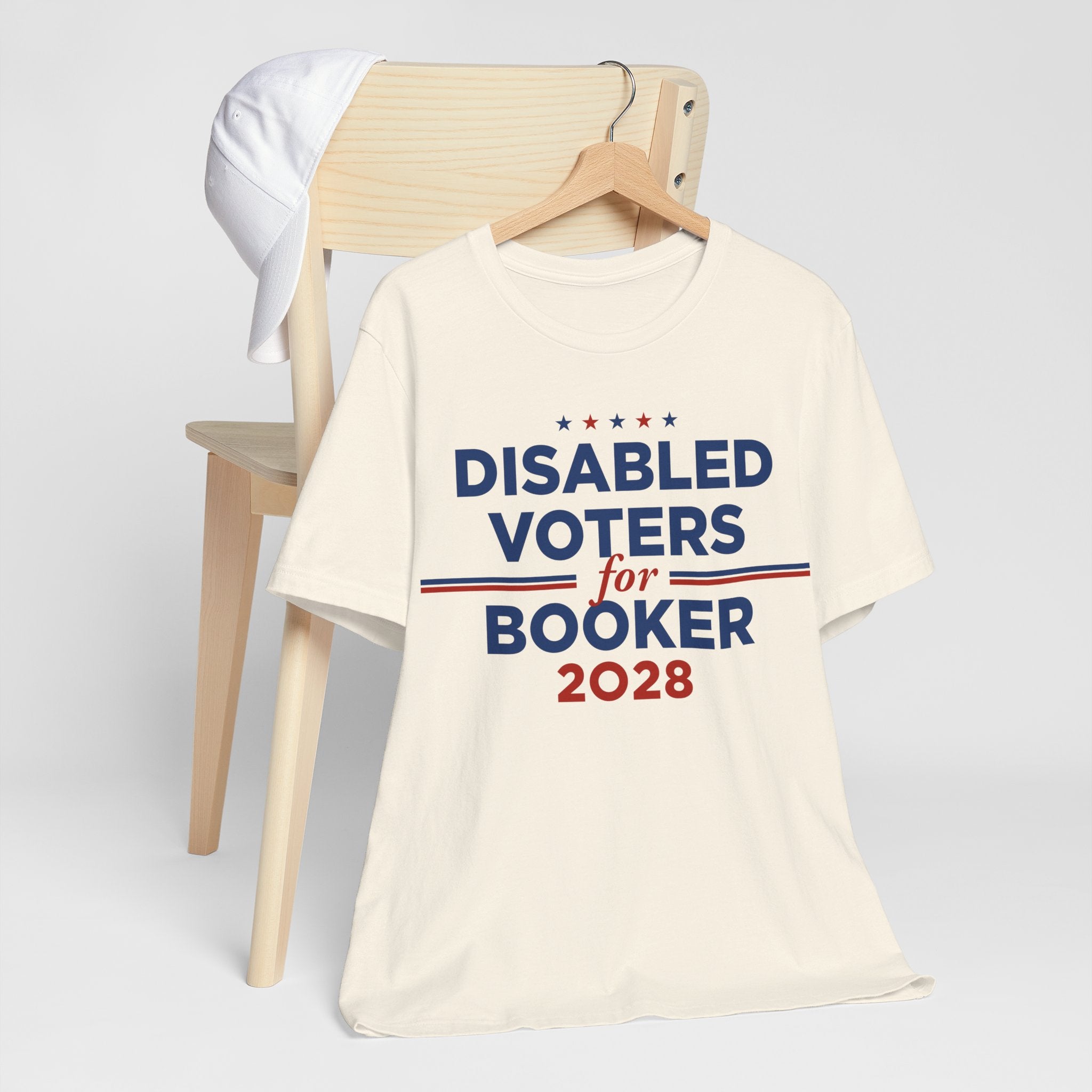 Disabled Voters for Cory Booker for President Campaign T-Shirt 2028