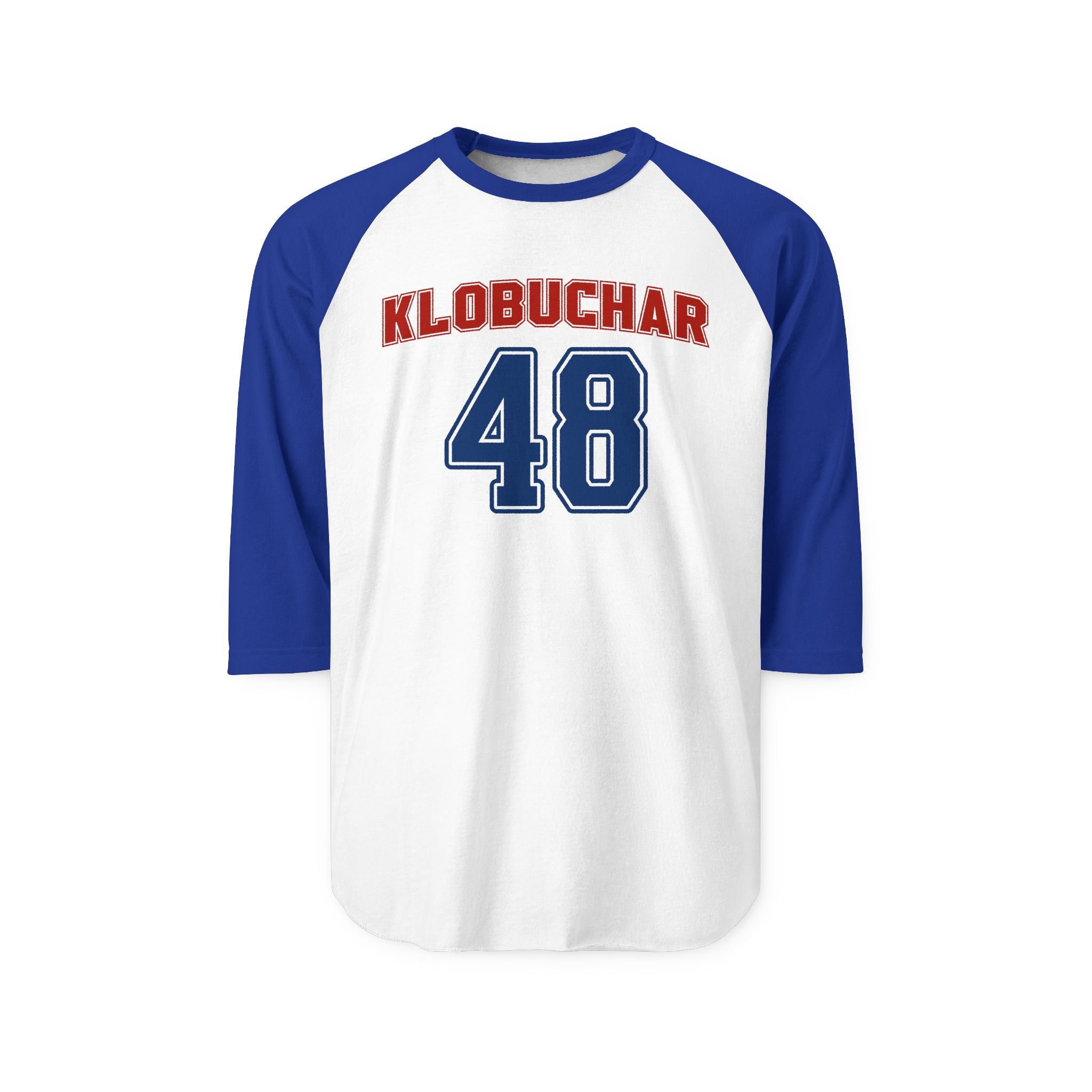 Team Amy Klobuchar - 48th President Vintage Varsity Baseball T-Shirt