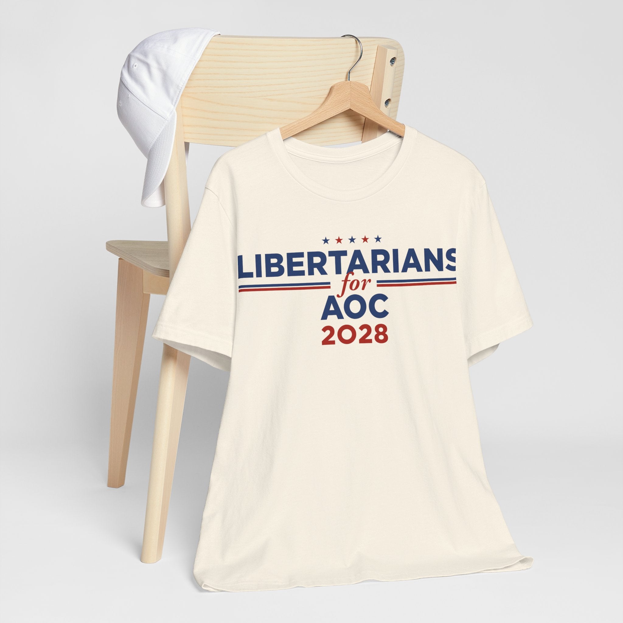 Libertarians for AOC for President Campaign T-Shirt 2028