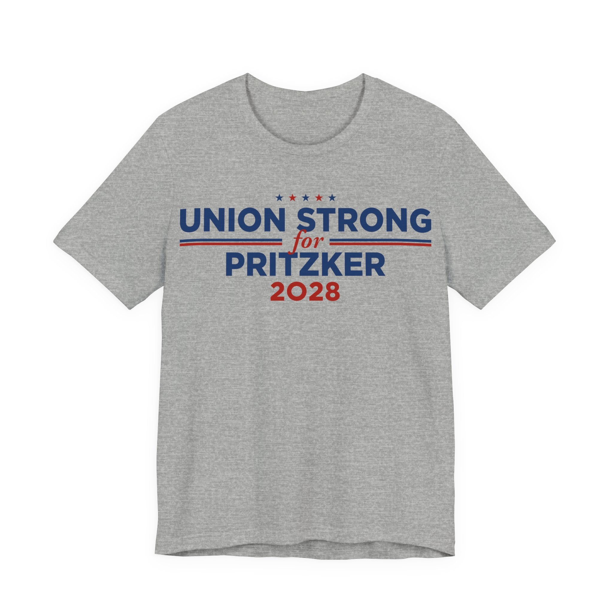 Union Strong for J.B. Pritzker for President Campaign T-Shirt 2028