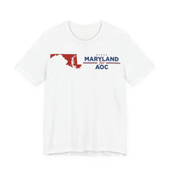 Maryland for AOC for President Campaign T-Shirt 2028