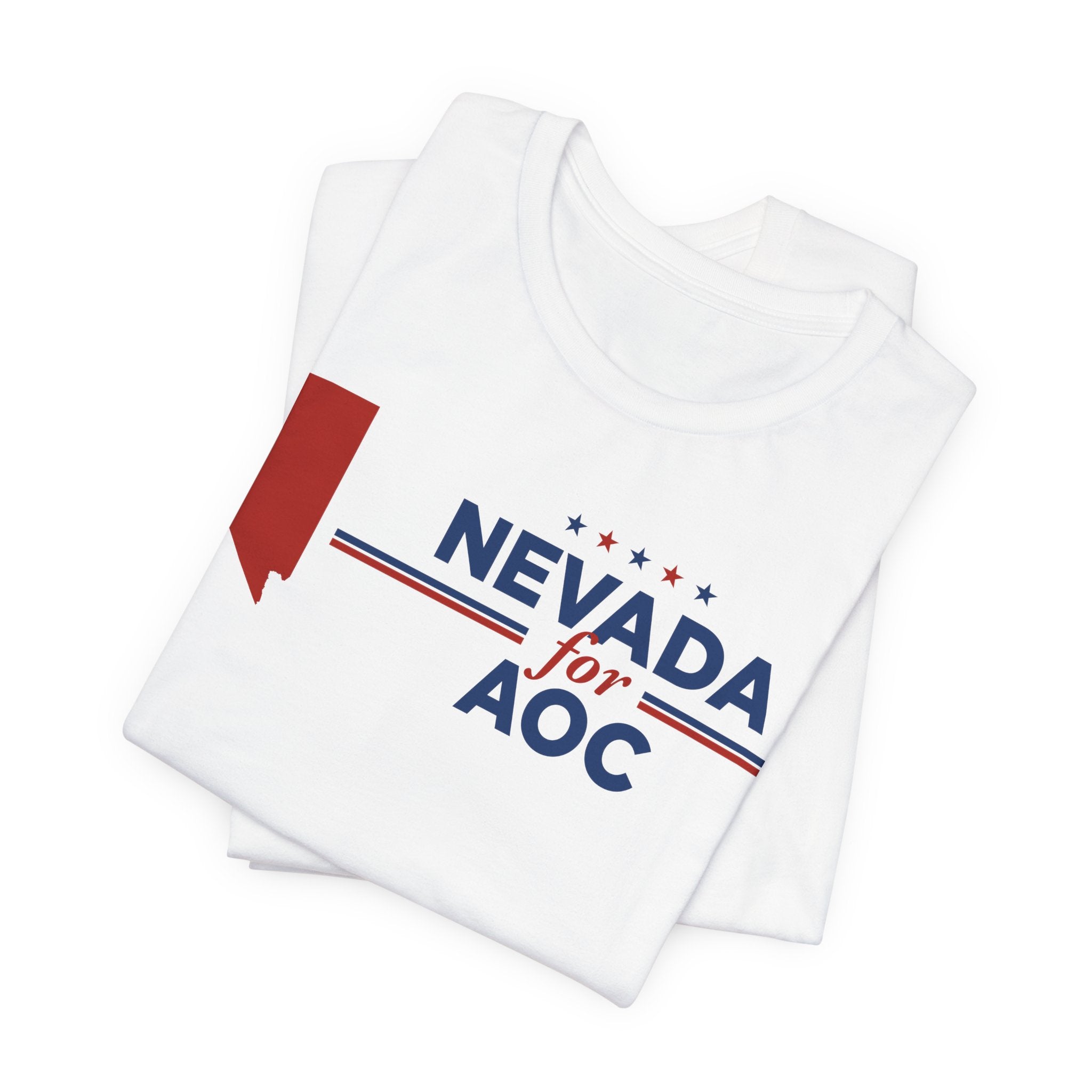 Nevada for AOC for President Campaign T-Shirt 2028