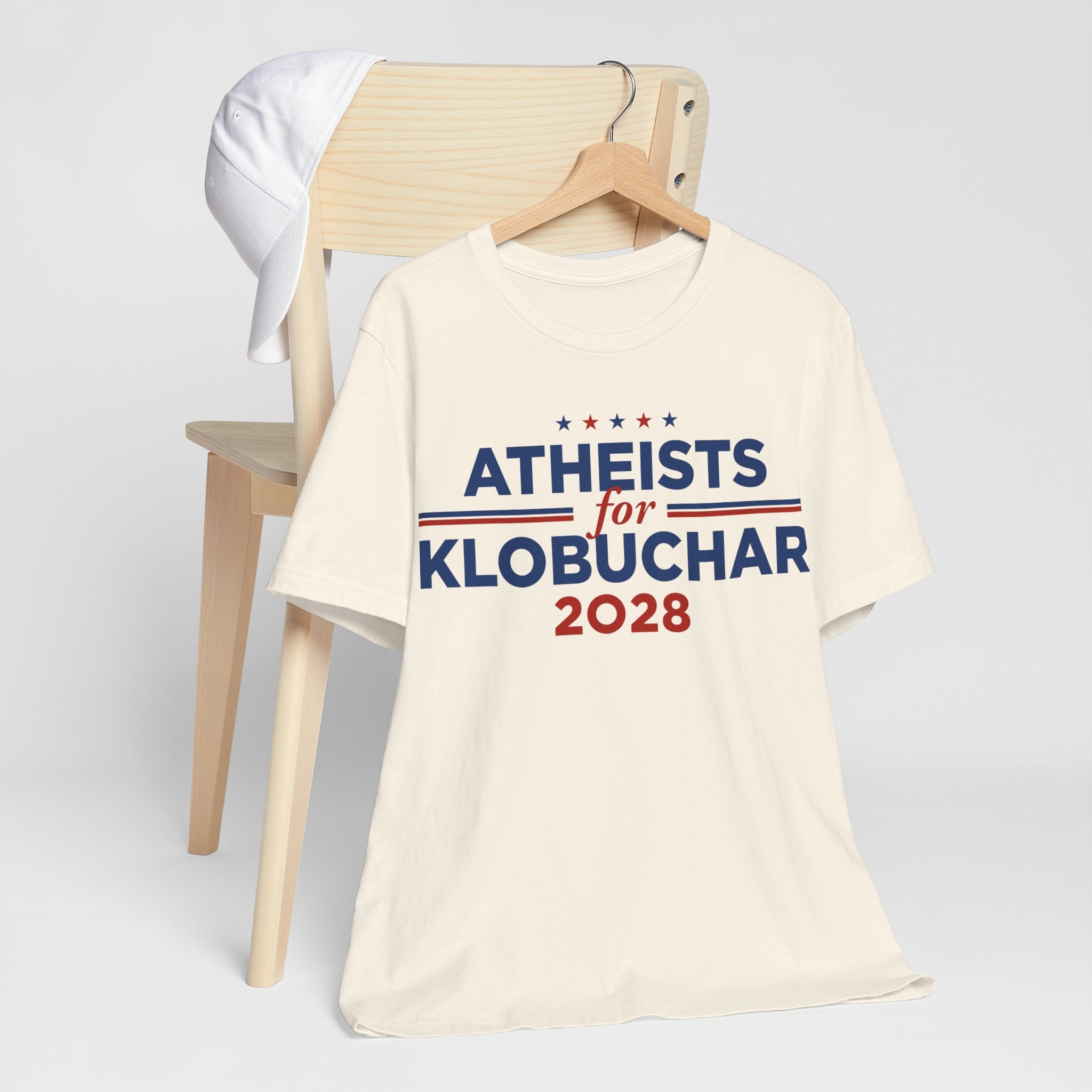 Atheists for Amy Klobuchar for President Campaign T-Shirt 2028