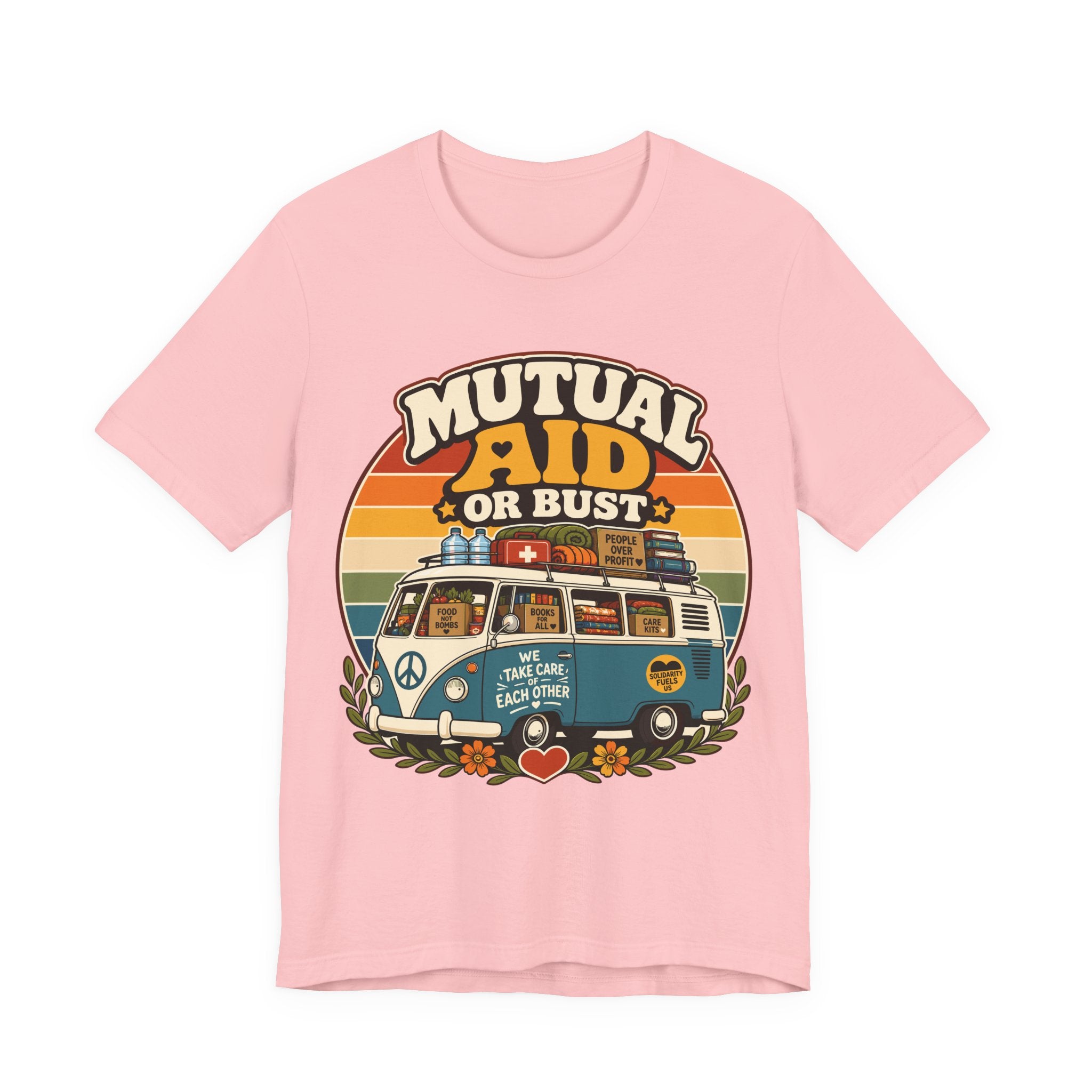 Community Care Caravan T-Shirt | Mutual Aid Progressive Graphic Tee
