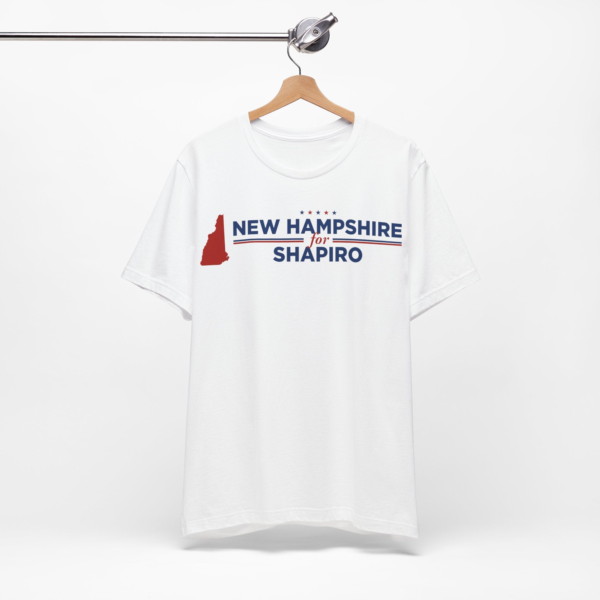 New Hampshire for Josh Shapiro for President Campaign T-Shirt 2028