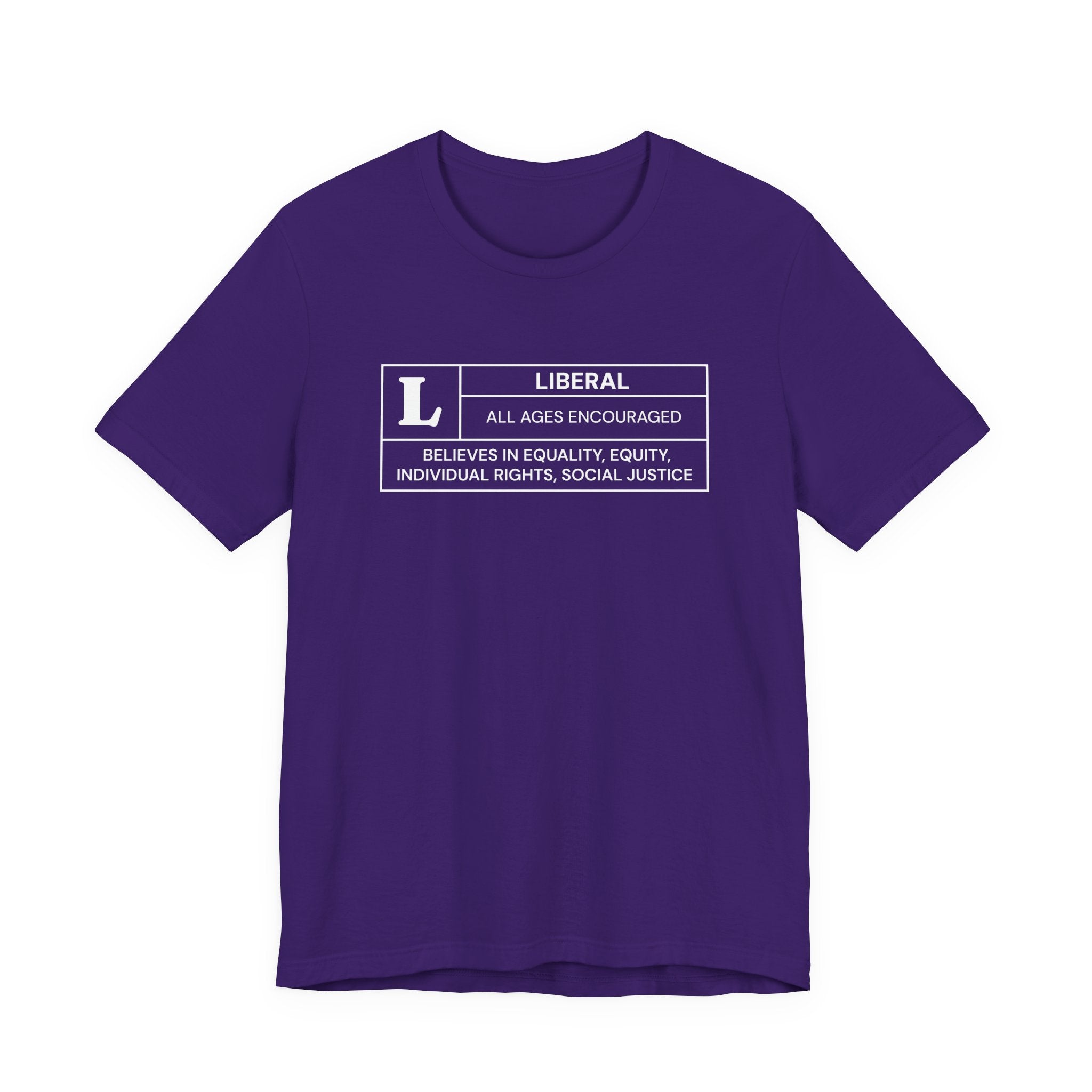 Funny Liberal Ratings Unisex Jersey Short Sleeve T-Shirt