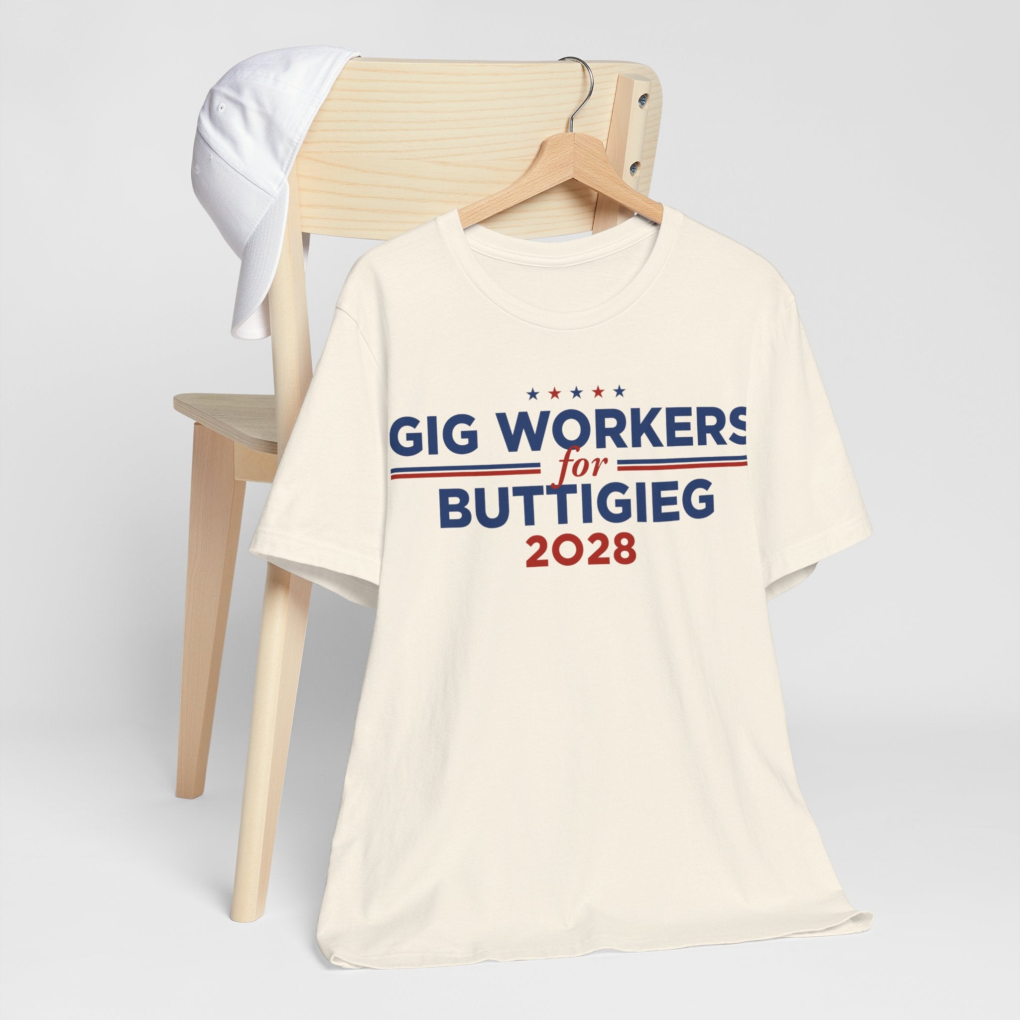 Gig Workers for Pete Buttigieg for President Campaign T-Shirt 2028
