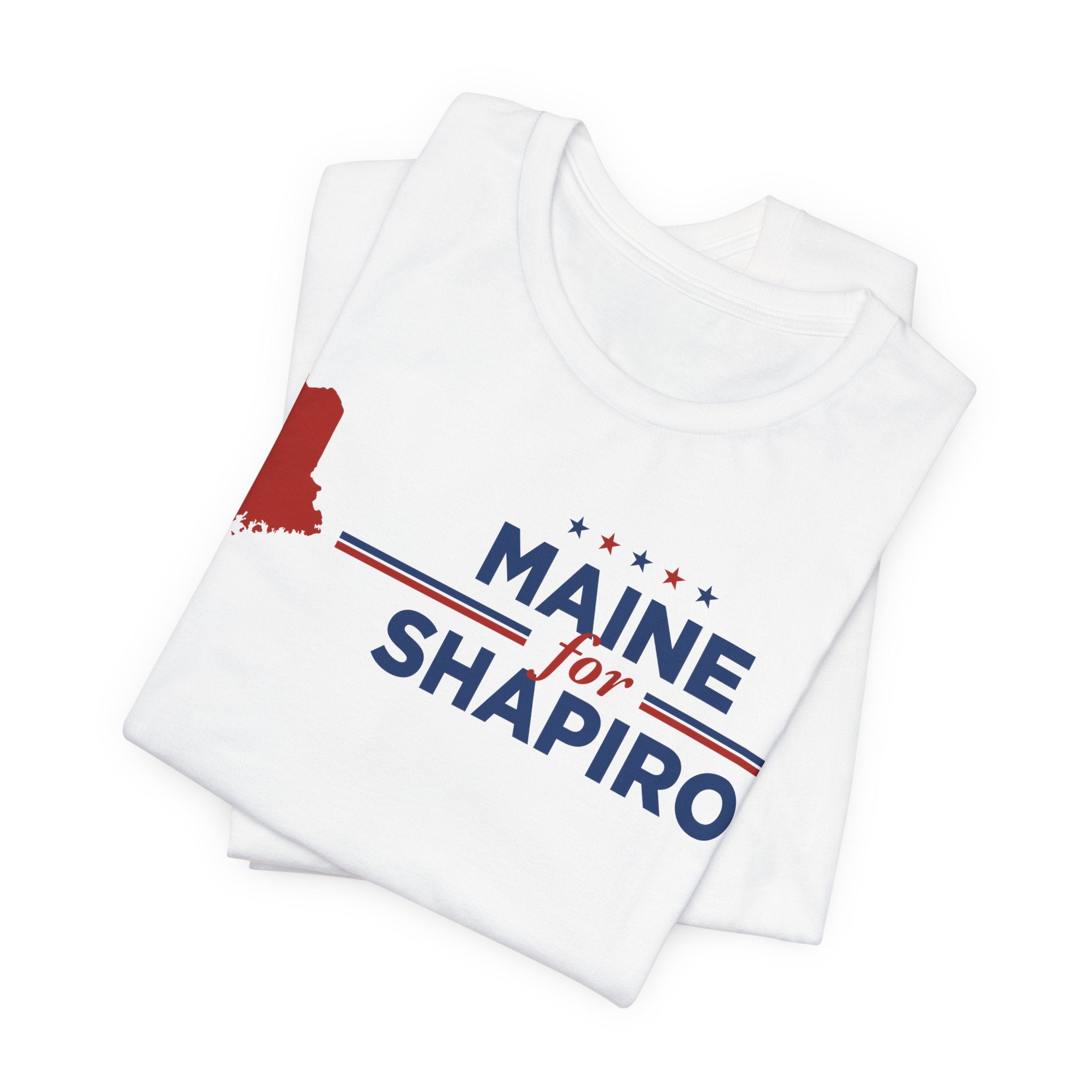 Maine for Josh Shapiro for President Campaign T-Shirt 2028