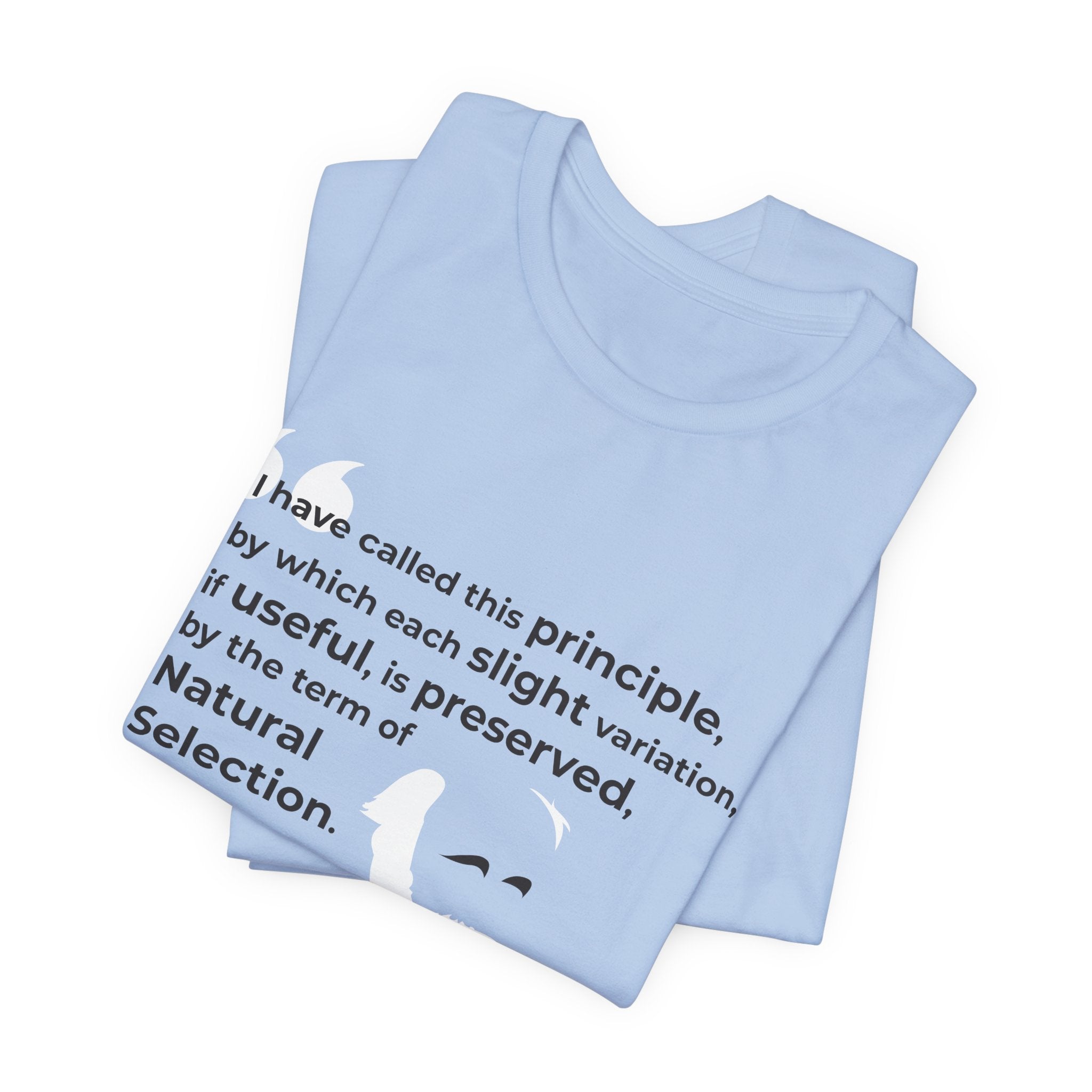 Charles Darwin Natural Selection Unisex Jersey Short Sleeve T-Shirt - Science Enthusiast