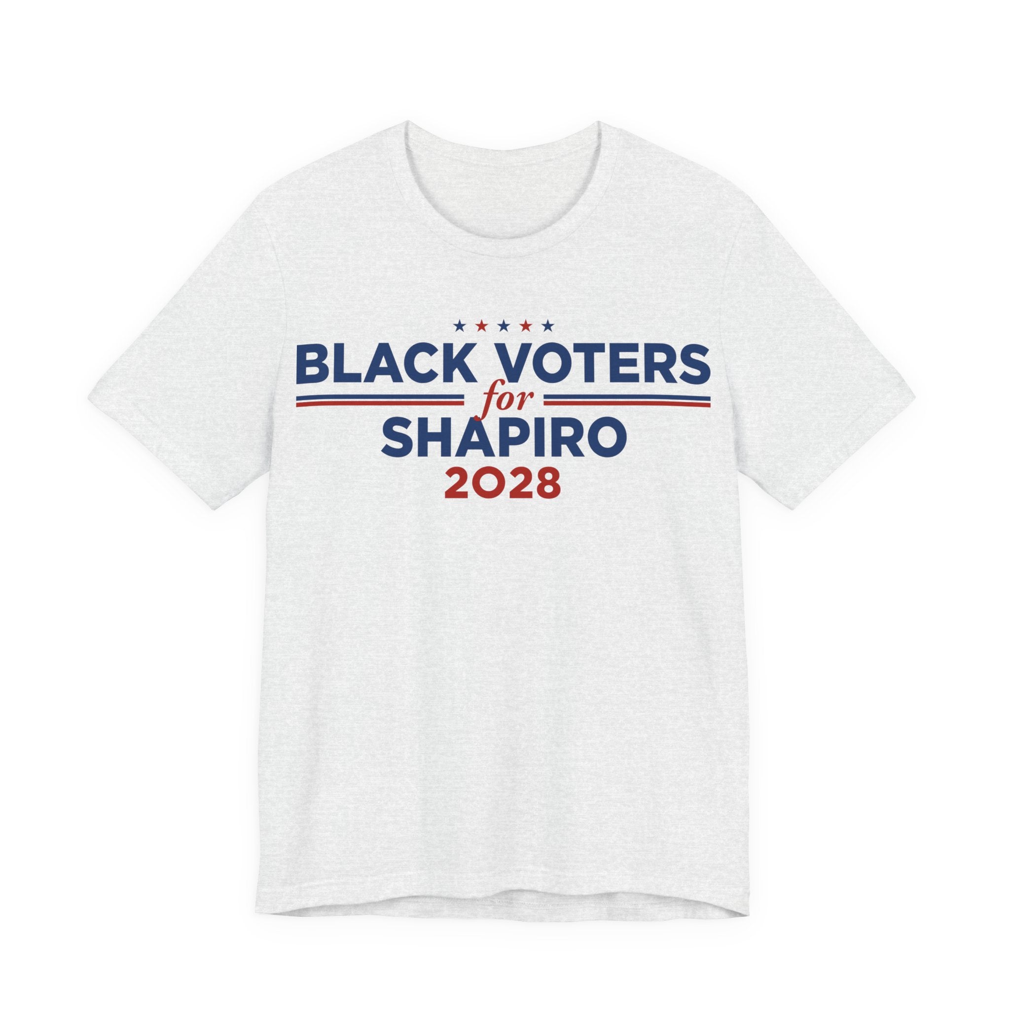 Black Voters for Josh Shapiro Campaign T-Shirt for President 2028