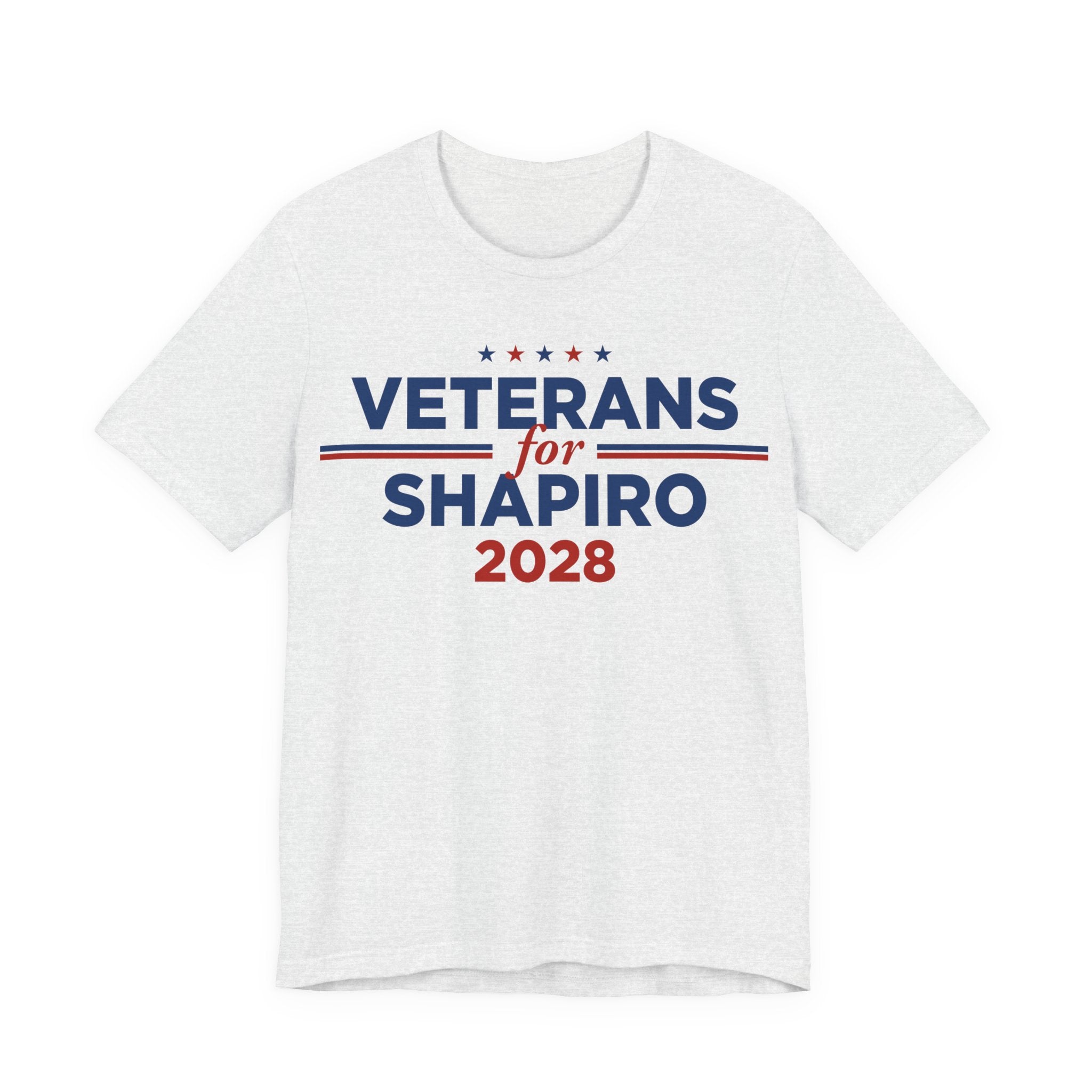 Veterans for Josh Shapiro for President Campaign T-Shirt 2028