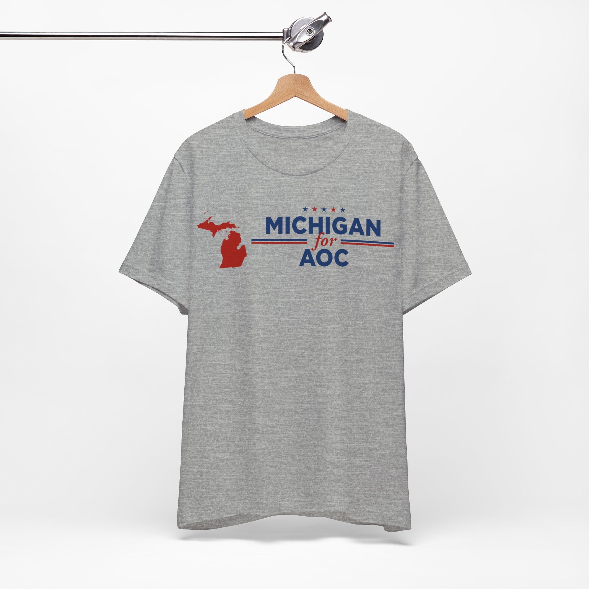 Michigan for AOC for President Campaign T-Shirt 2028