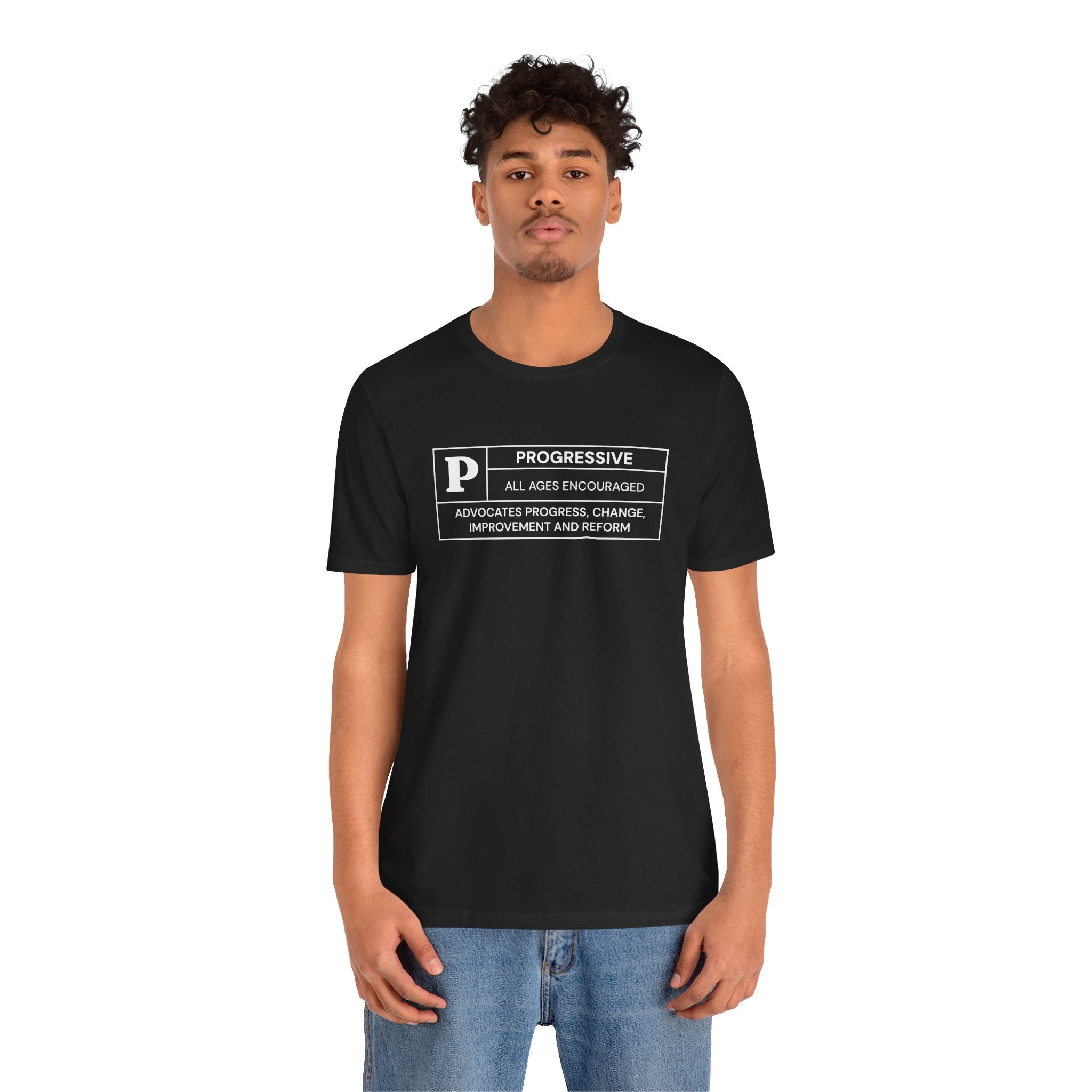 Funny Progressive Ratings Unisex Jersey Short Sleeve T-Shirt