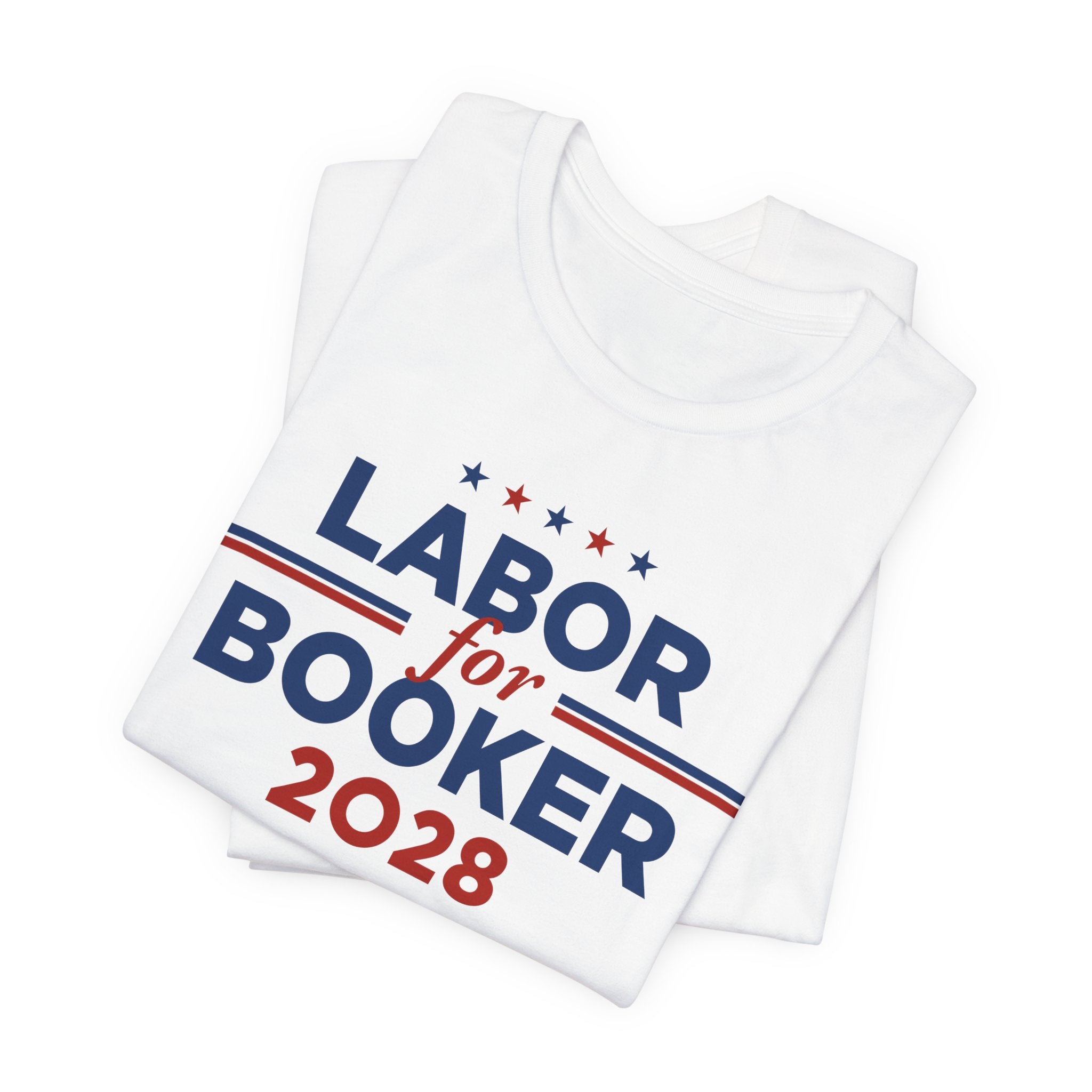 Labor for Cory Booker for President Campaign T-Shirt 2028