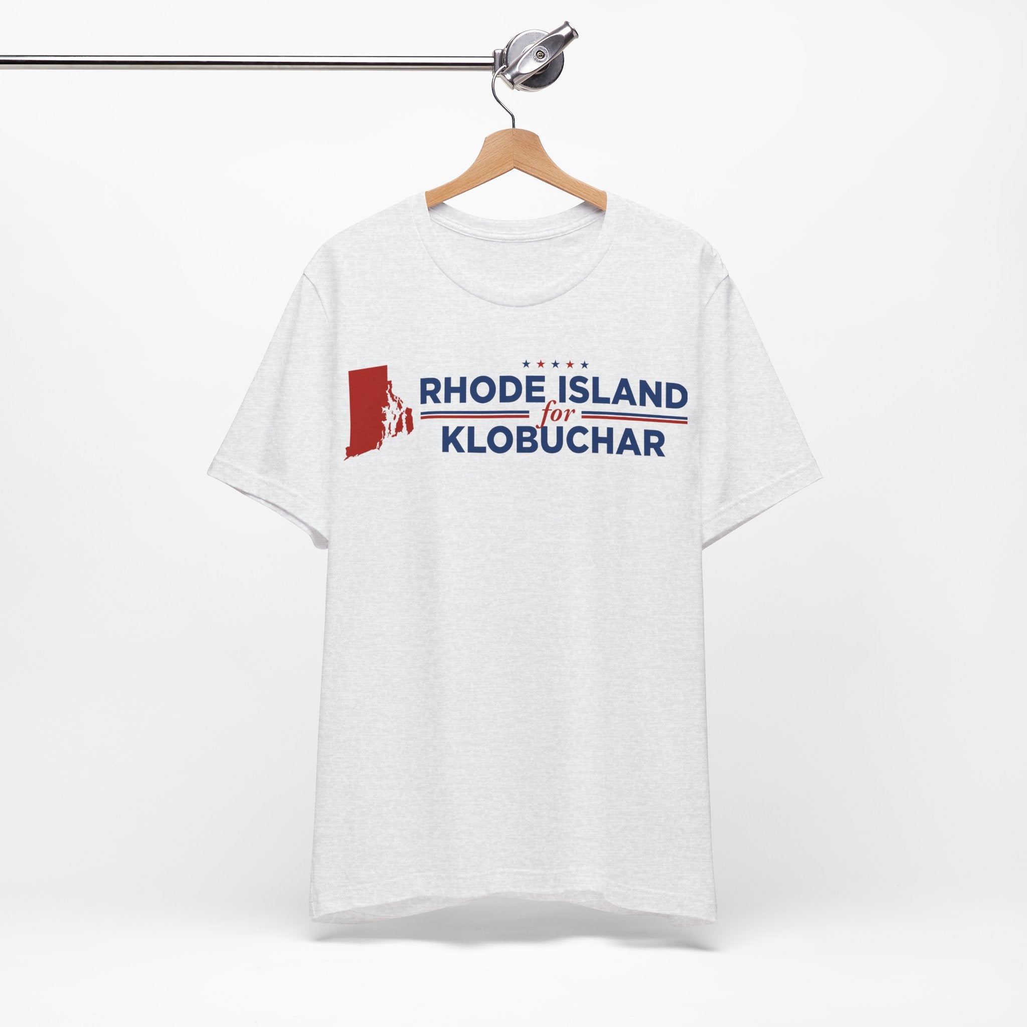 Rhode Island for Amy Klobuchar for President Campaign T-Shirt 2028