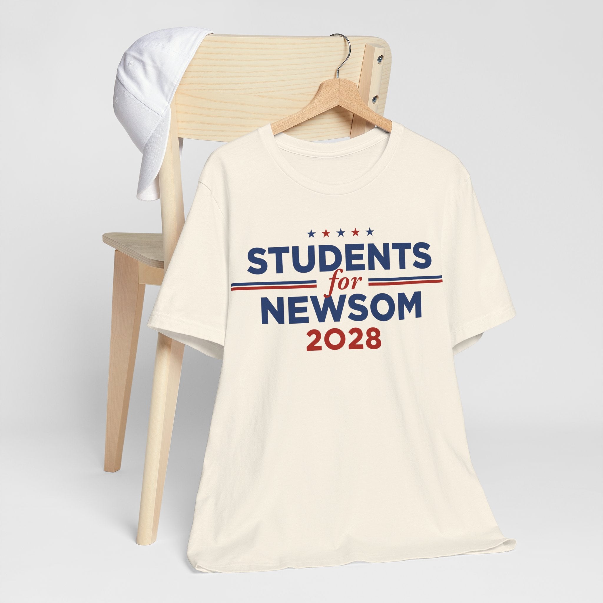 Students for Gavin Newsom for President Campaign T-Shirt 2028
