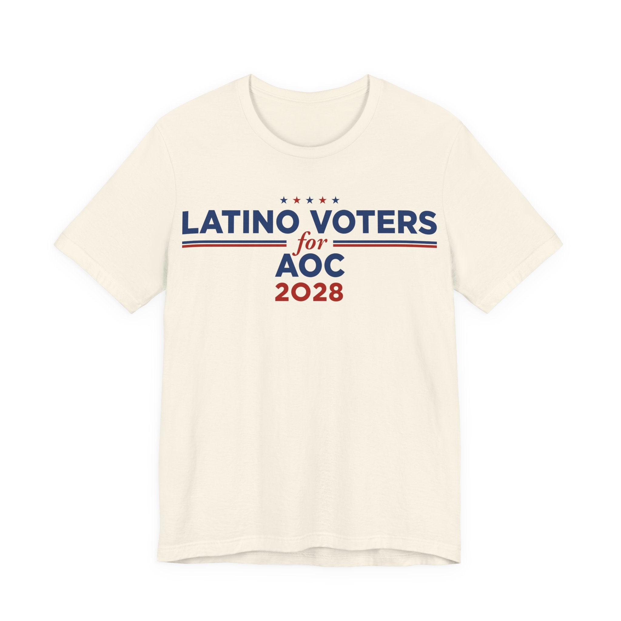 Latino Voters for AOC for President Campaign T-Shirt 2028