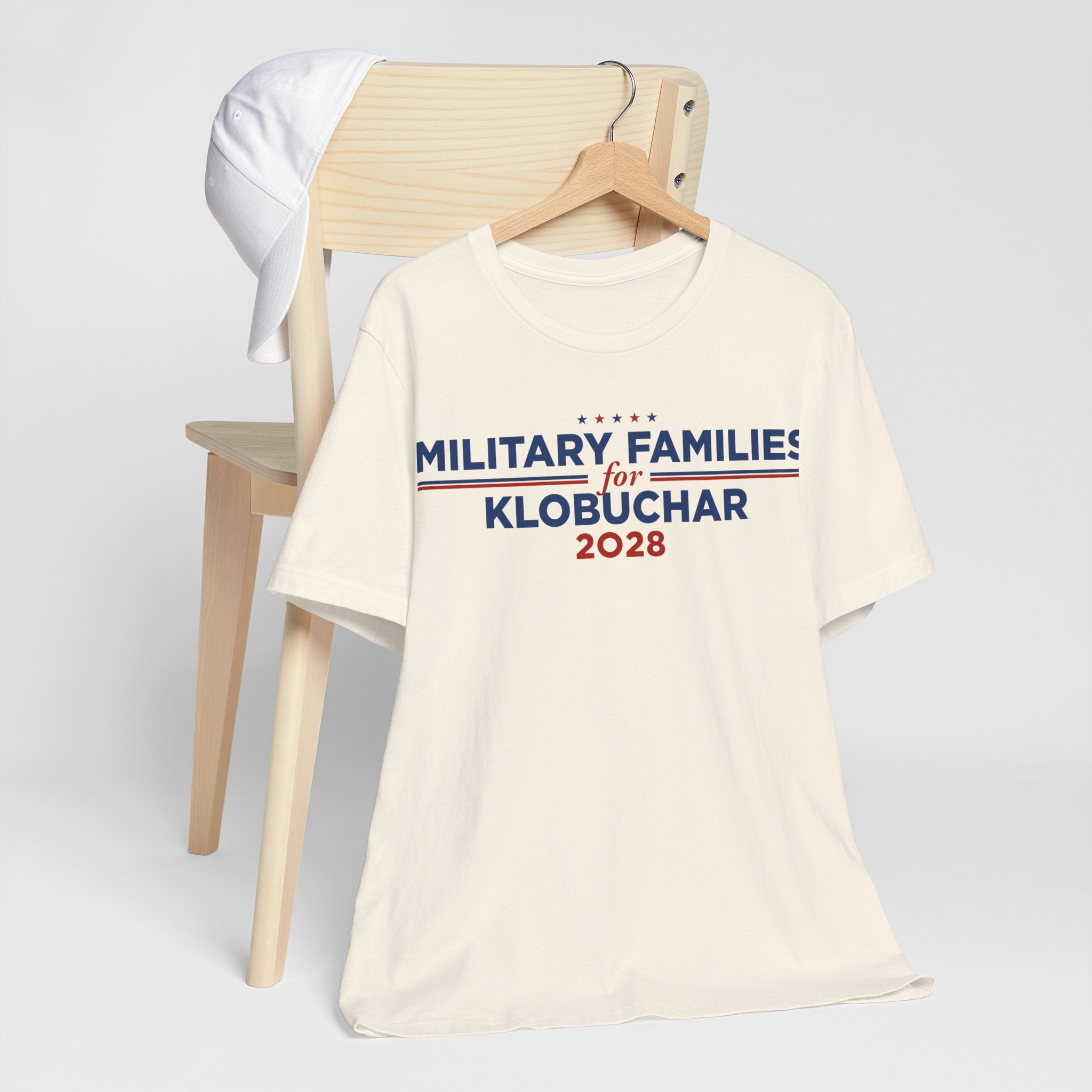 Military Families for Amy Klobuchar for President Campaign T-Shirt 2028
