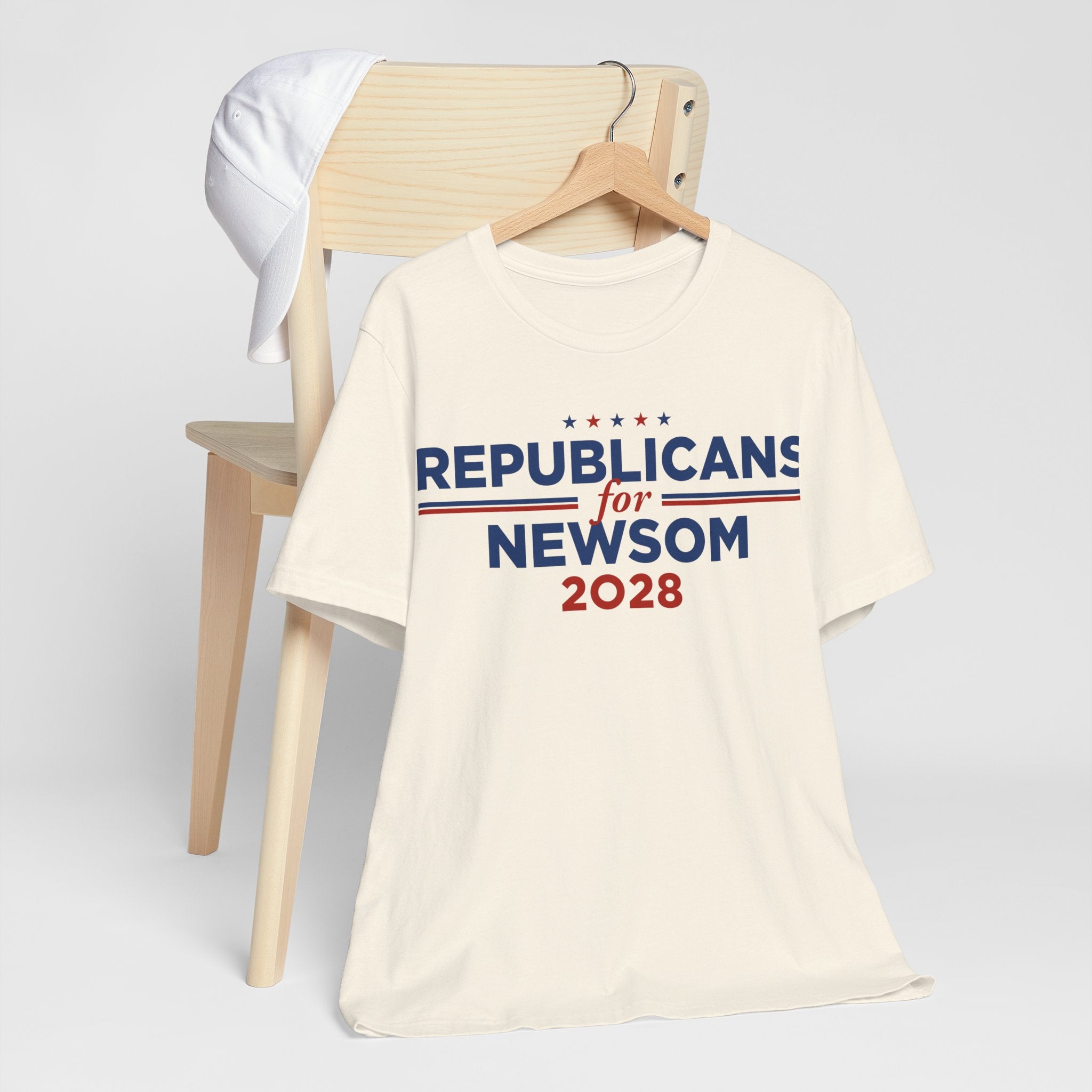 Republicans for Gavin Newsom for President Campaign T-Shirt 2028