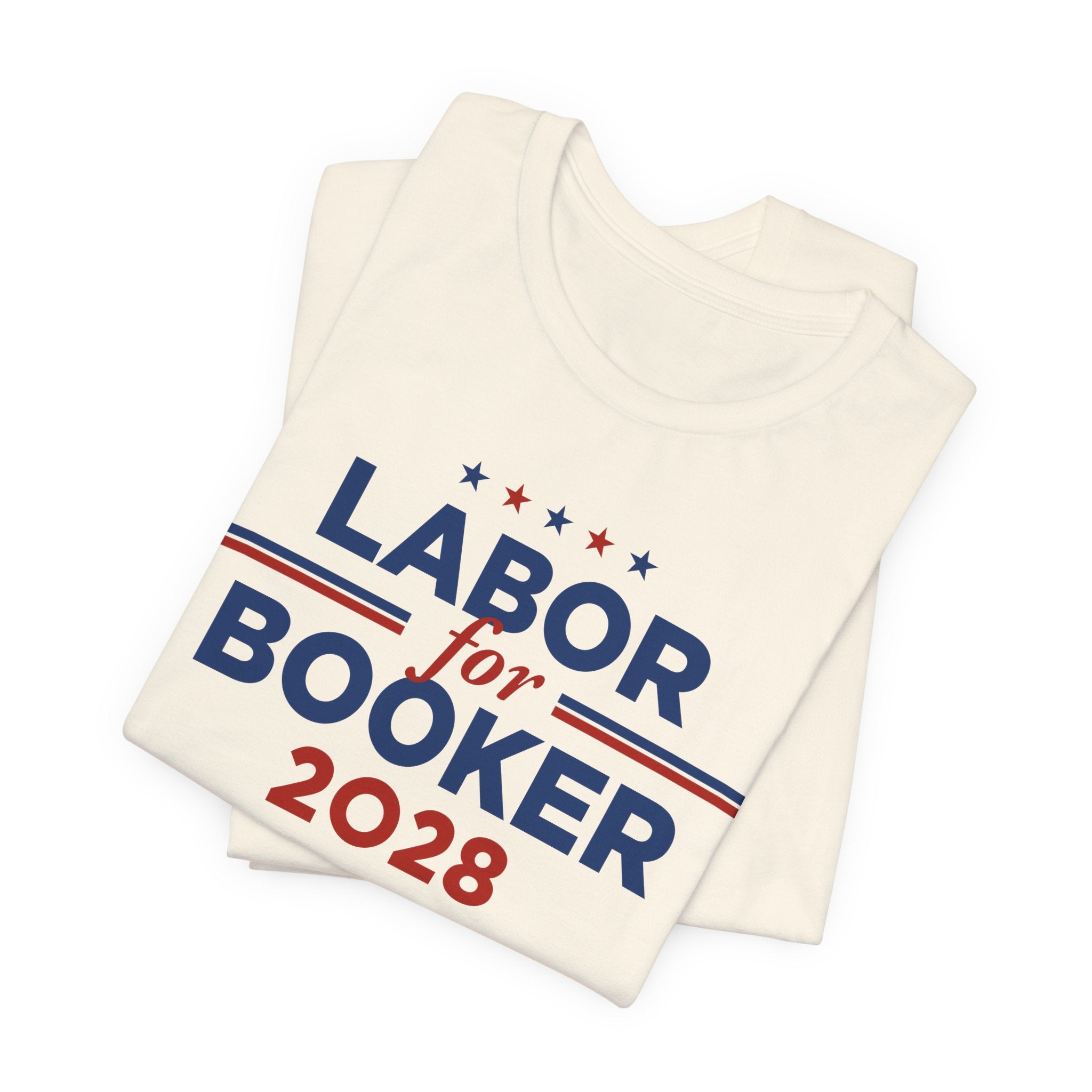 Labor for Cory Booker for President Campaign T-Shirt 2028