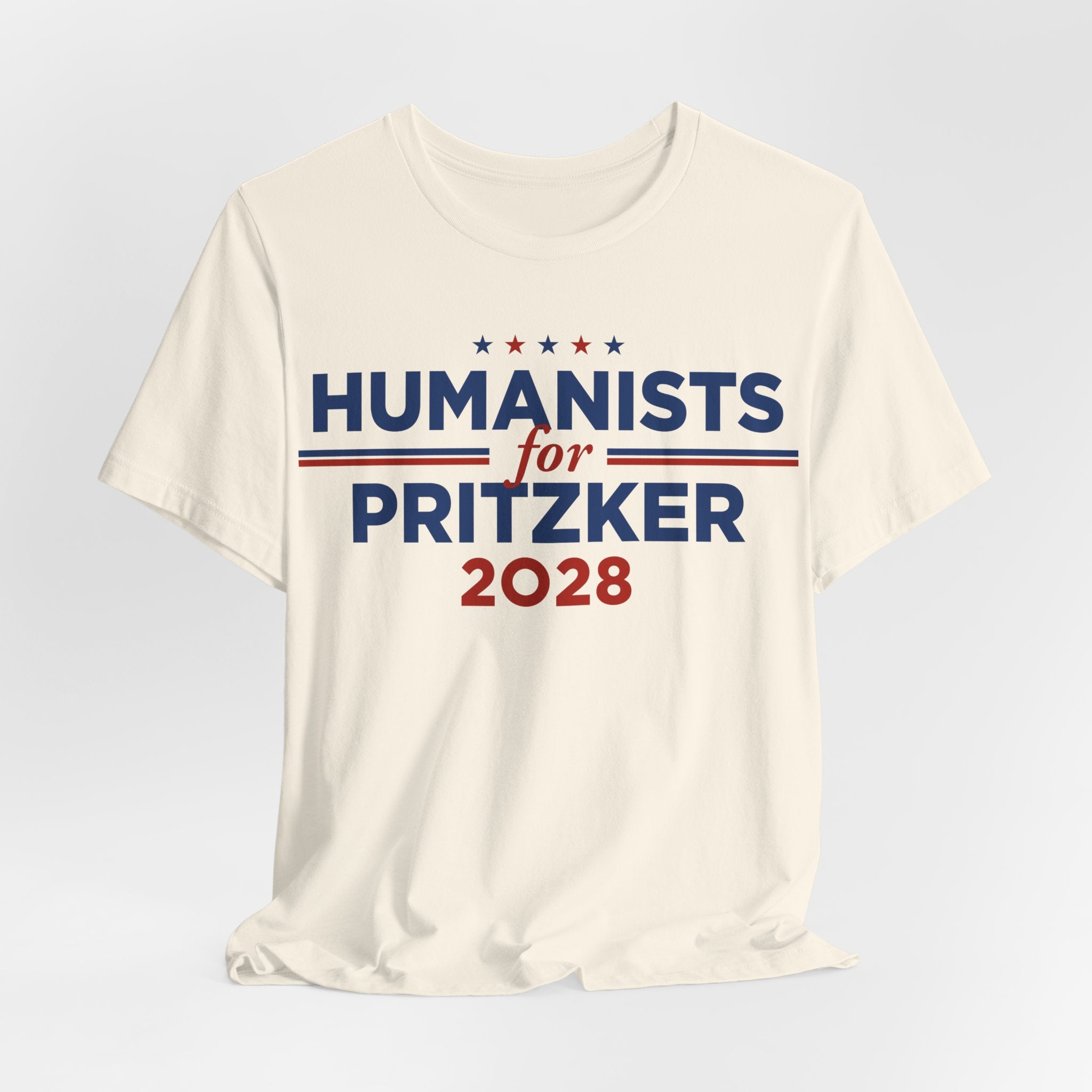 Humanists for J.B. Pritzker for President Campaign T-Shirt 2028