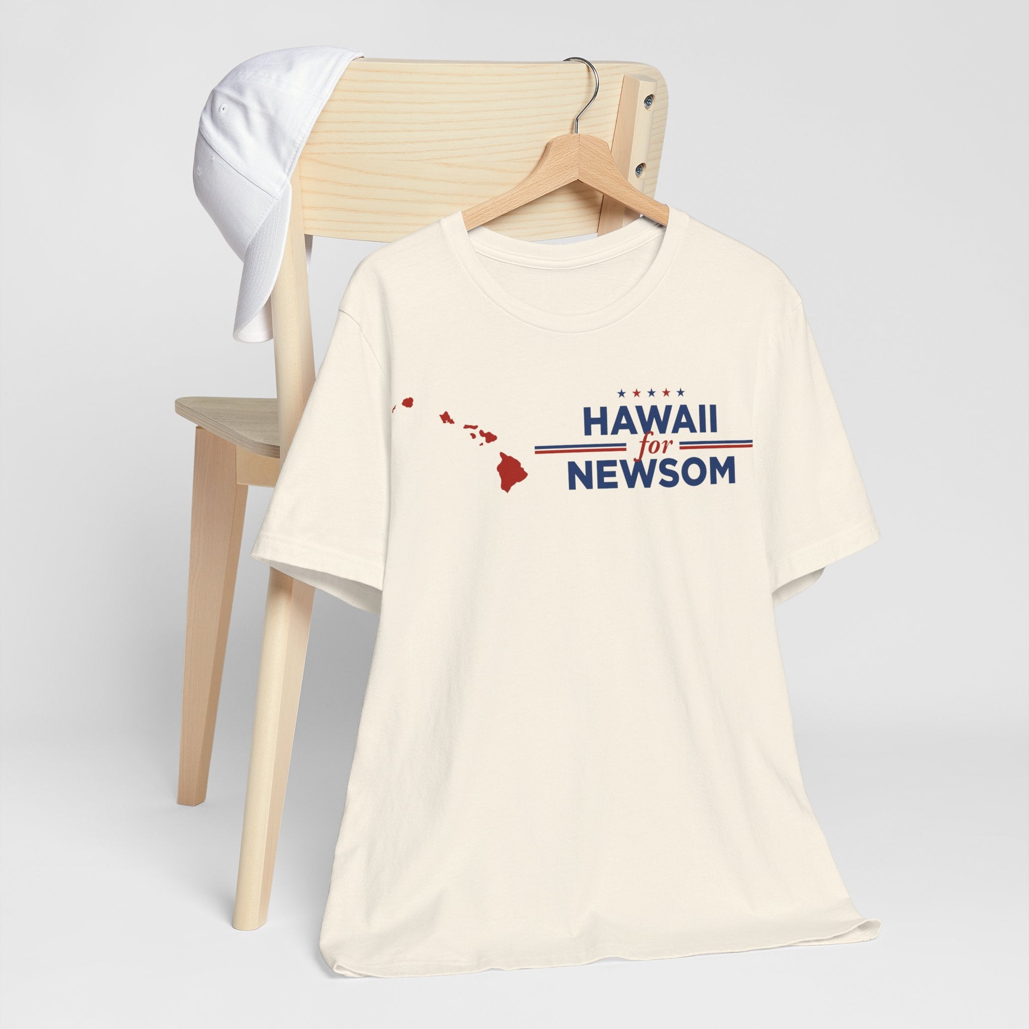 Hawaii for Gavin Newsom for President Campaign T-Shirt 2028
