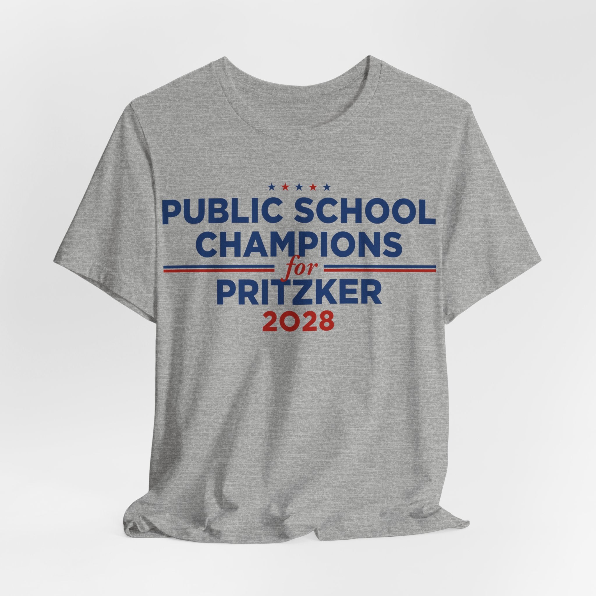Public School Champions for J.B. Pritzker for President Campaign T-Shirt 2028