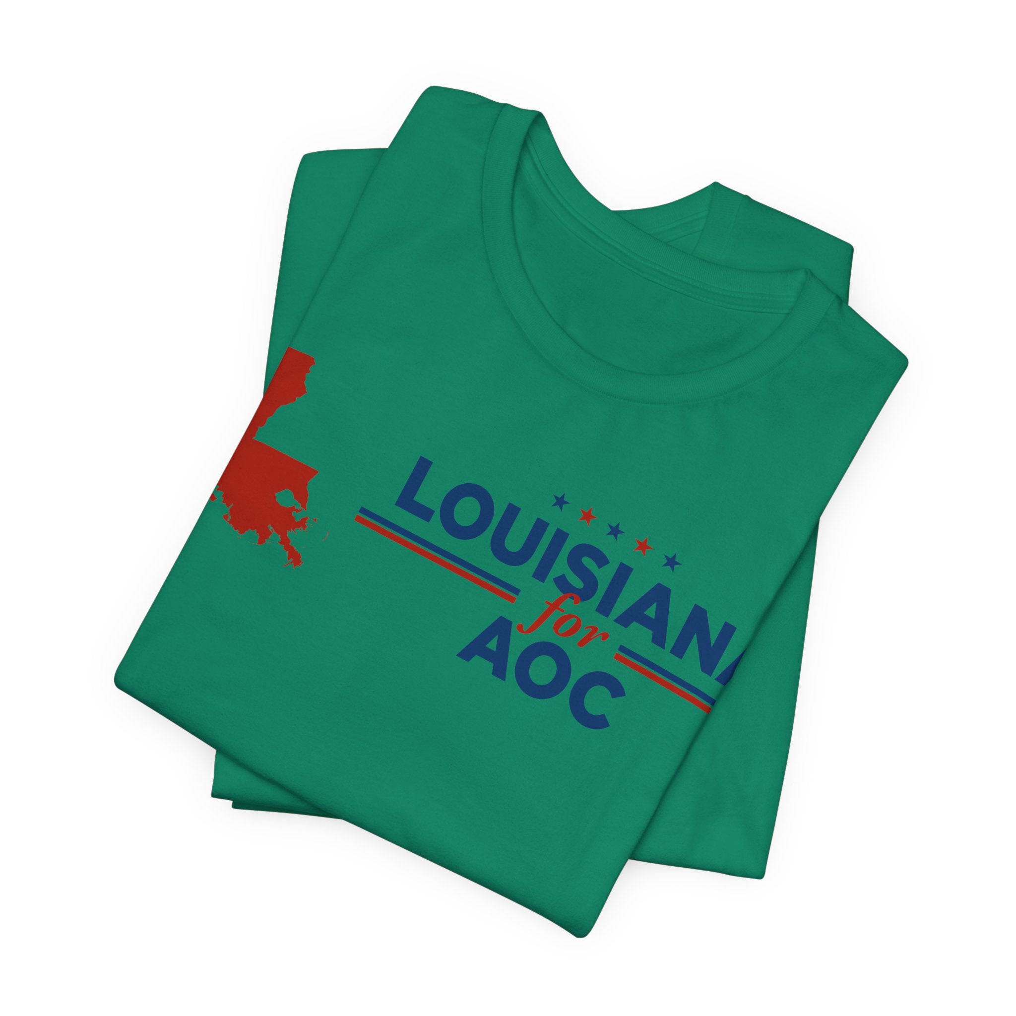 Louisiana for AOC for President Campaign T-Shirt 2028