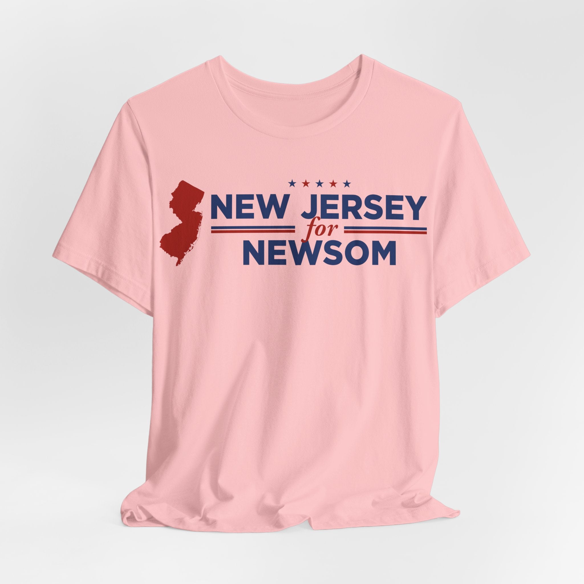 New Jersey for Gavin Newsom for President Campaign T-Shirt 2028