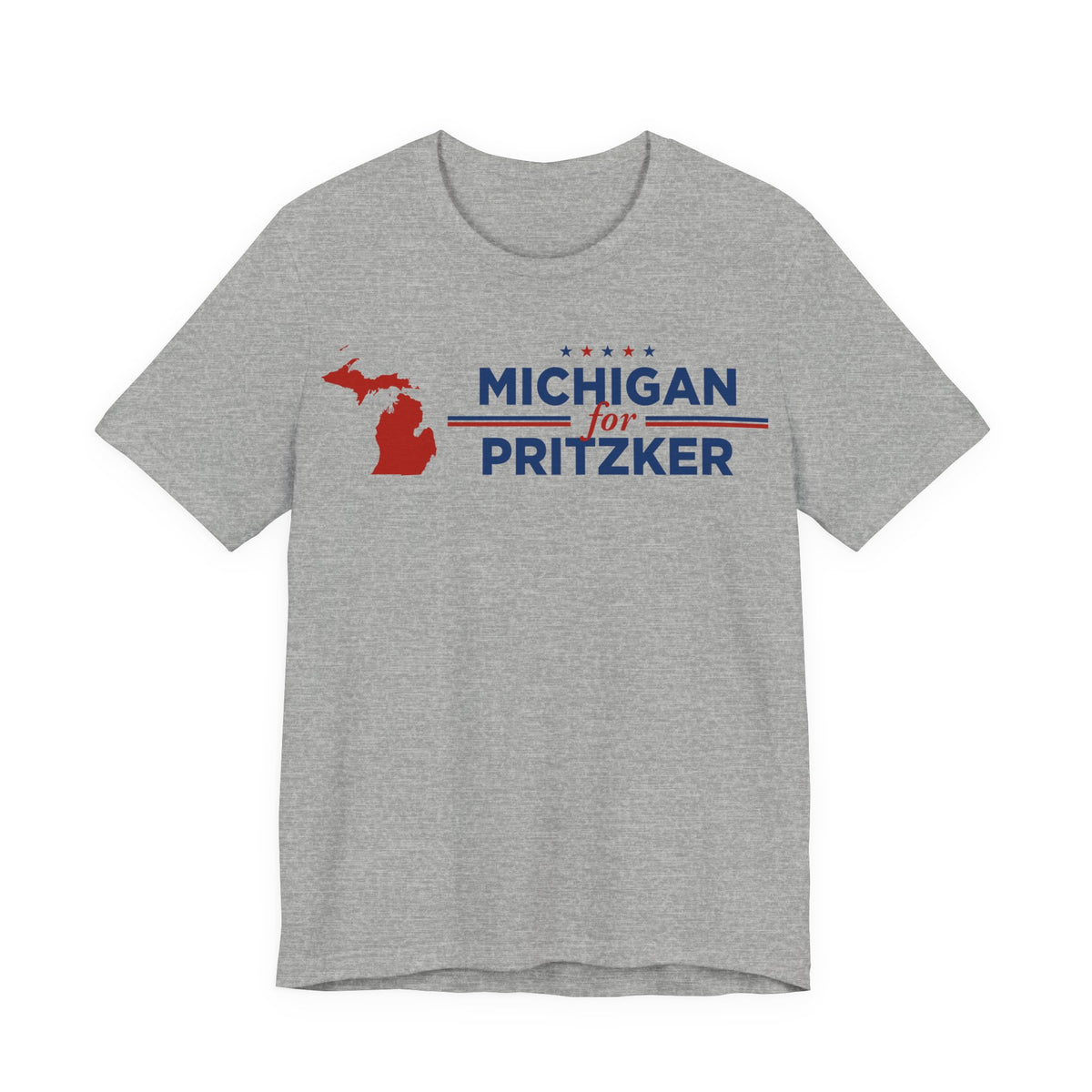 Michigan for J.B. Pritzker for President Campaign T-Shirt 2028