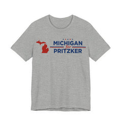 Michigan for J.B. Pritzker for President Campaign T-Shirt 2028