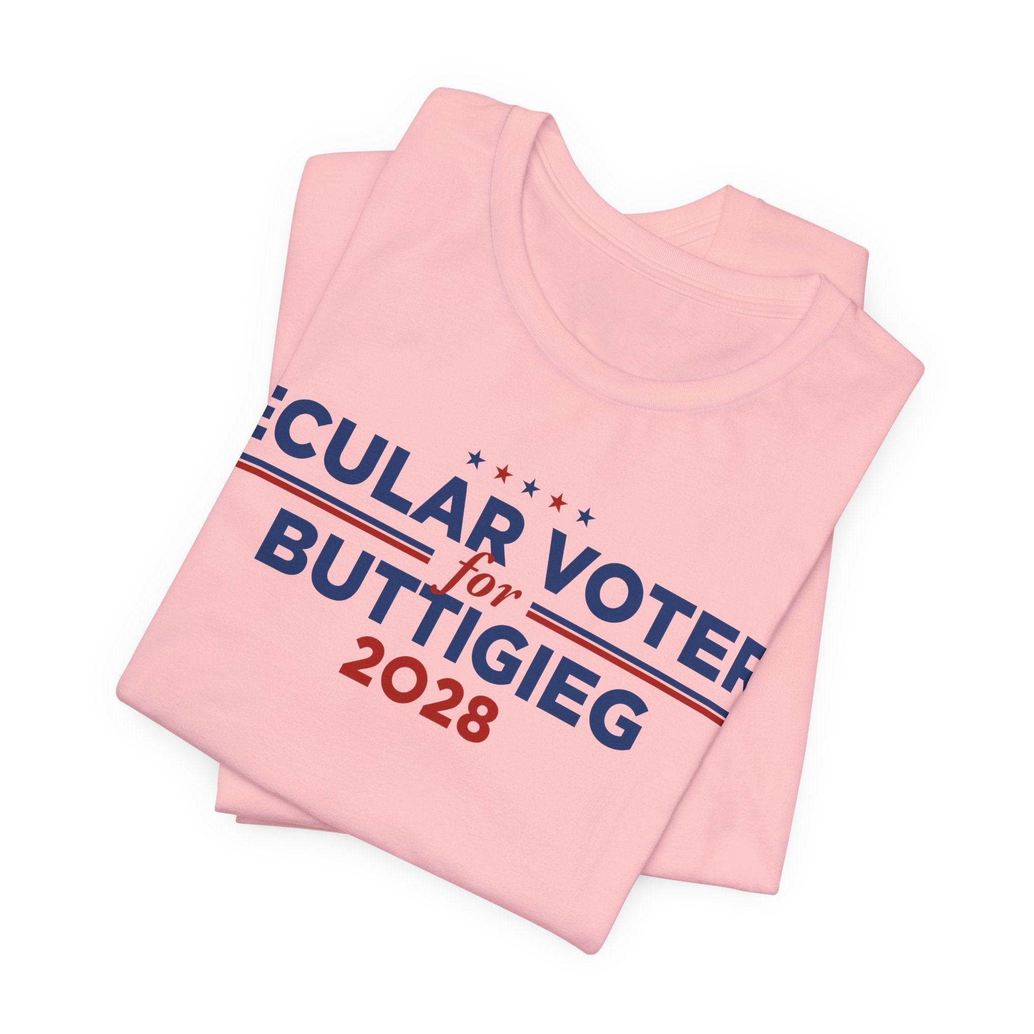 Secular Voters for Pete Buttigieg for President Campaign T-Shirt 2028
