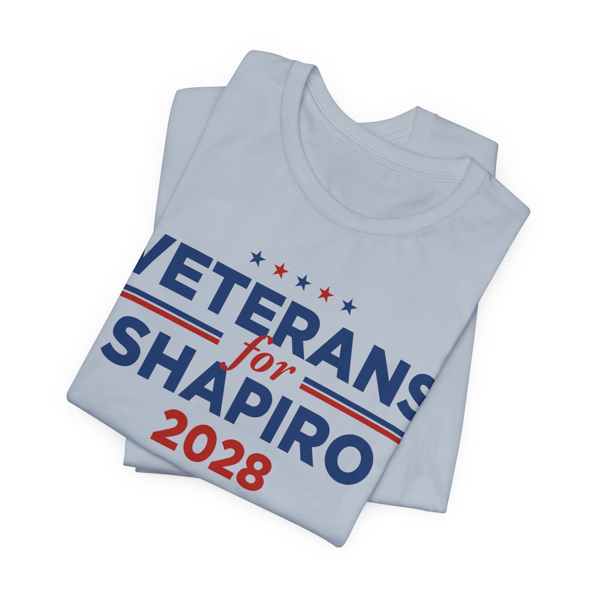 Veterans for Josh Shapiro for President Campaign T-Shirt 2028