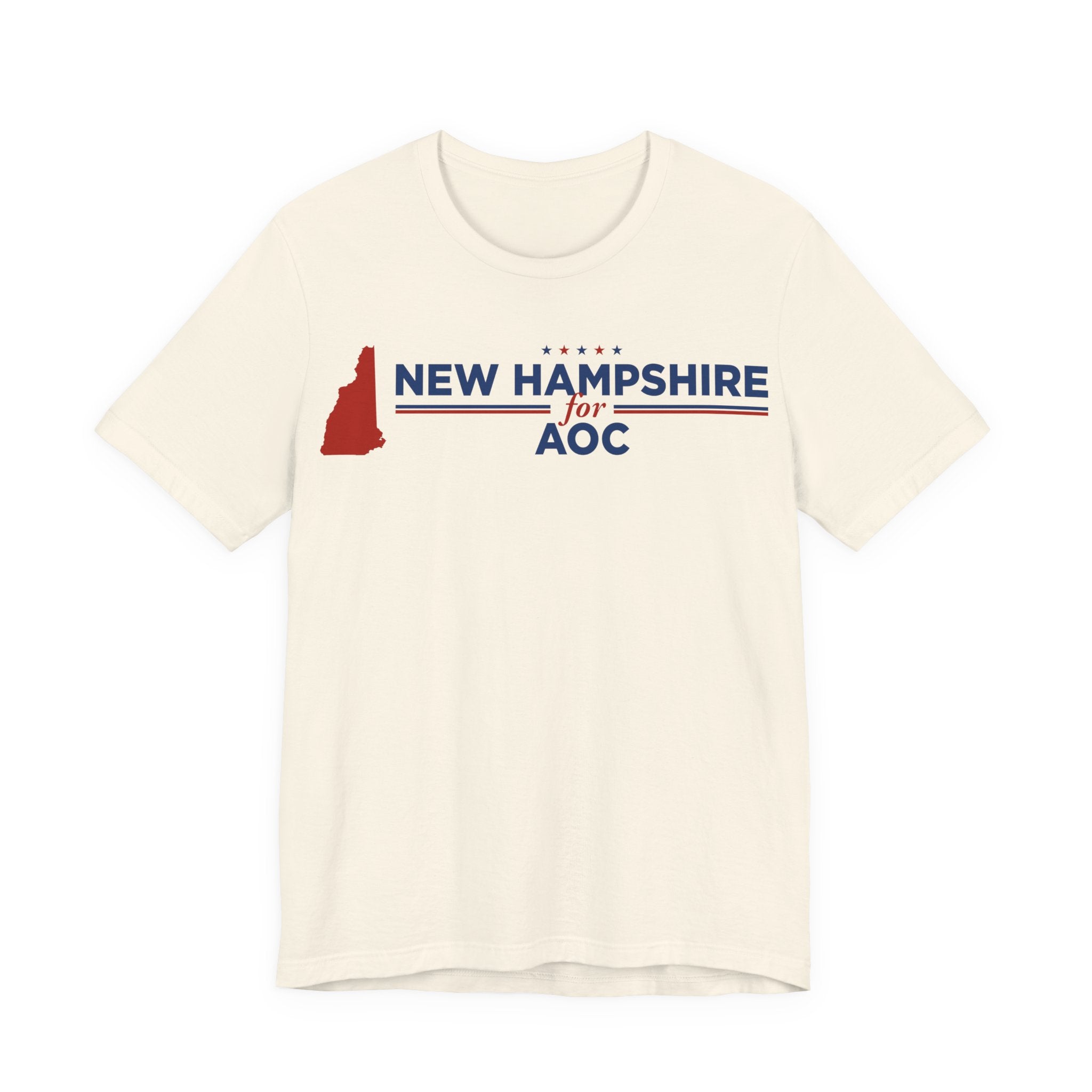 New Hampshire for AOC for President Campaign T-Shirt 2028