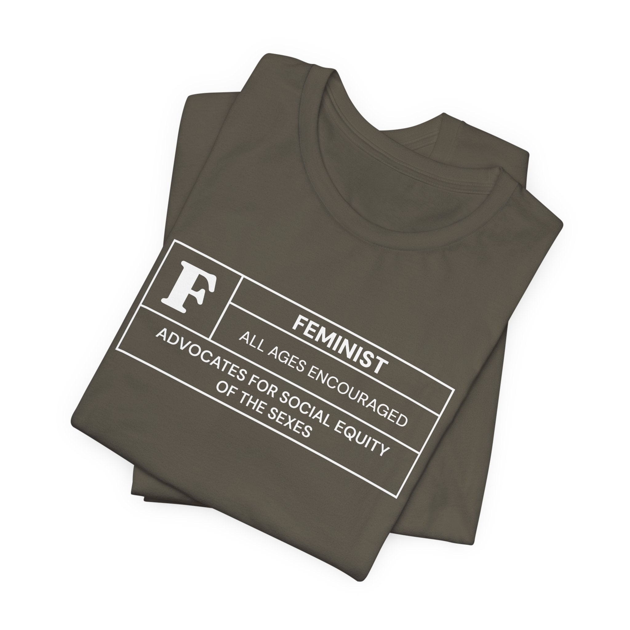 Funny Feminist Ratings Unisex Jersey Short Sleeve T-Shirt