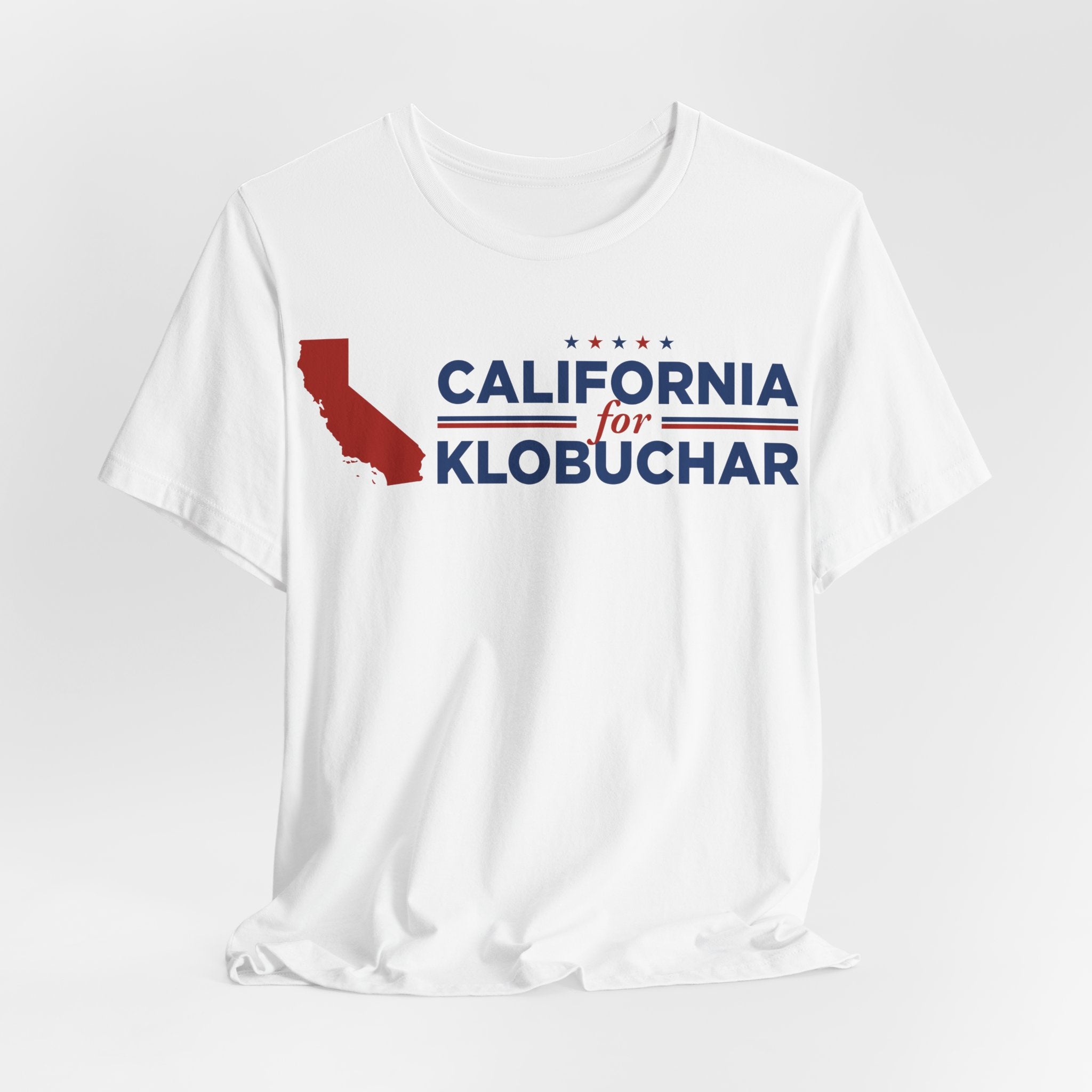 California for Amy Klobuchar for President Campaign T-Shirt 2028