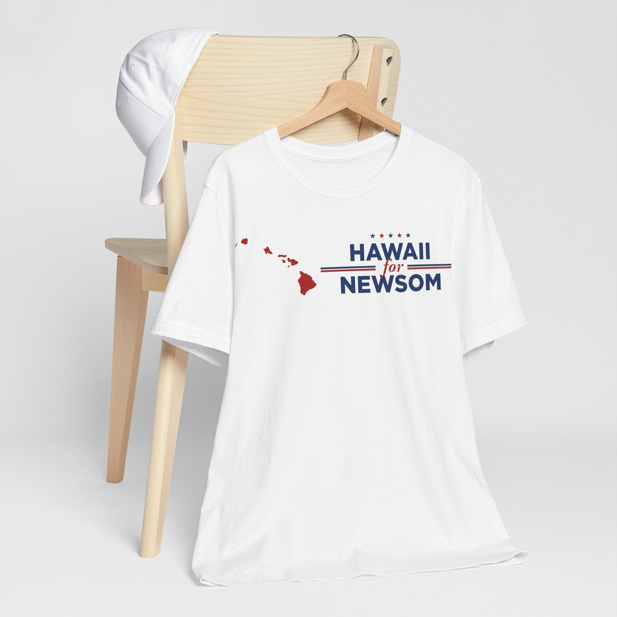 Hawaii for Gavin Newsom for President Campaign T-Shirt 2028