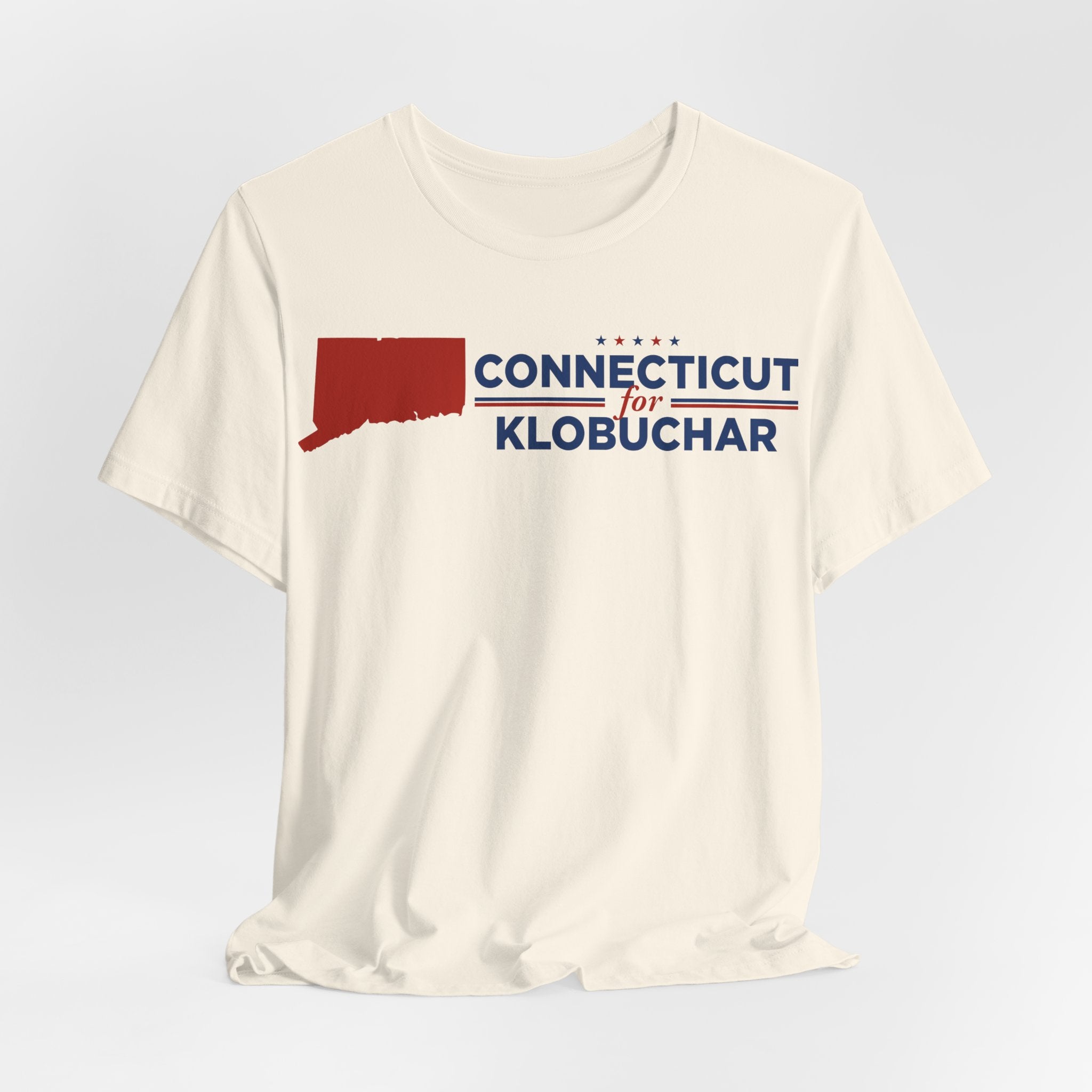 Connecticut for Amy Klobuchar for President Campaign T-Shirt 2028