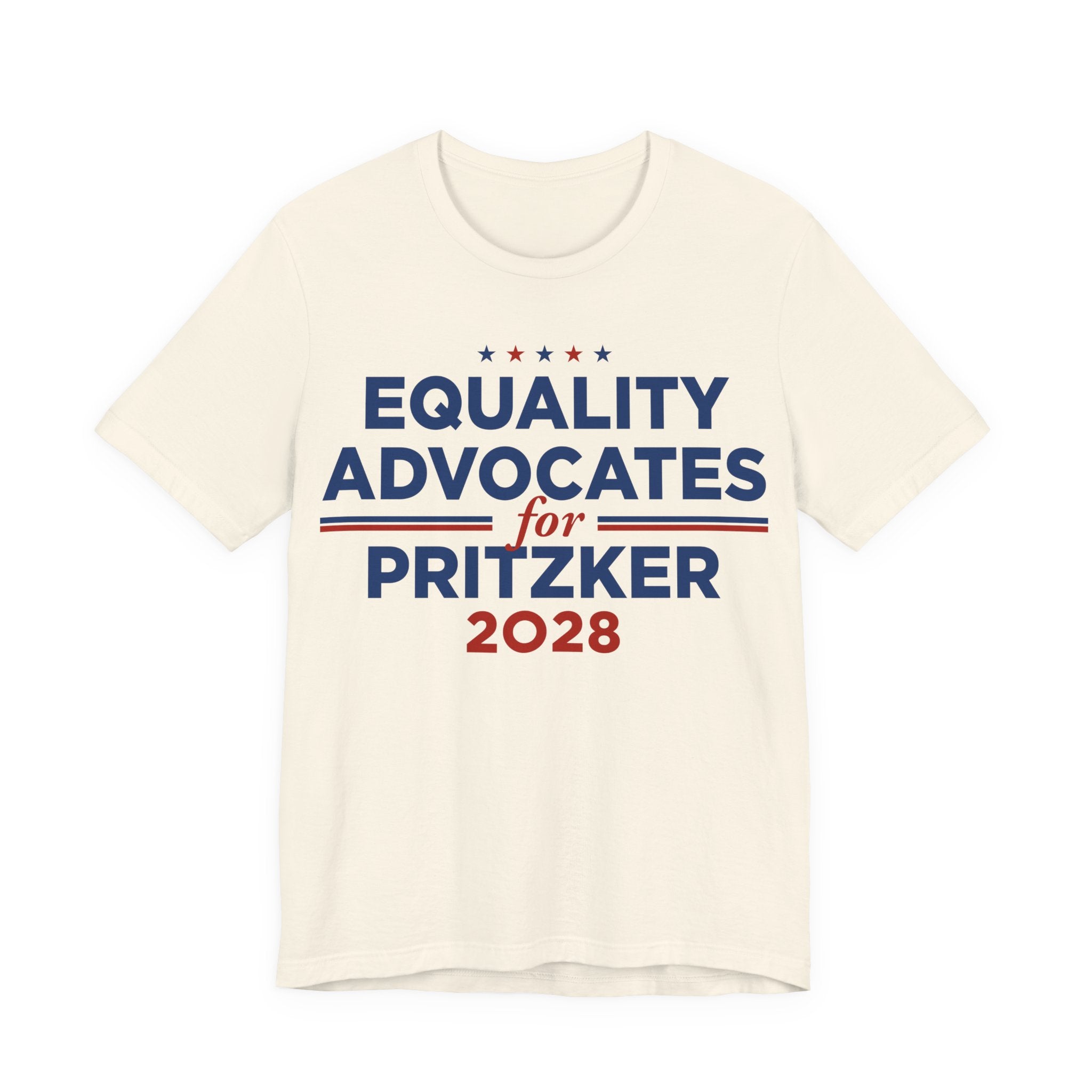 Equality Advocates for J.B. Pritzker for President Campaign T-Shirt 2028