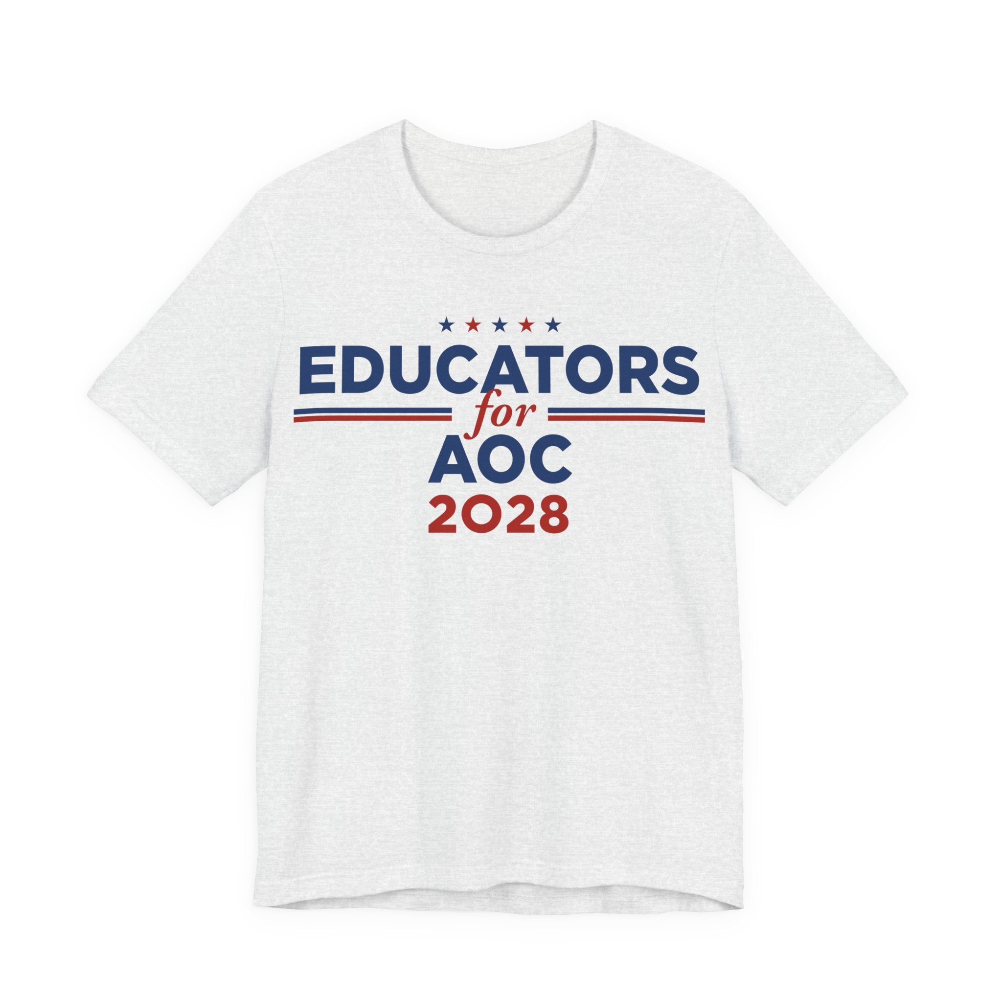 Educators for AOC for President Campaign T-Shirt 2028