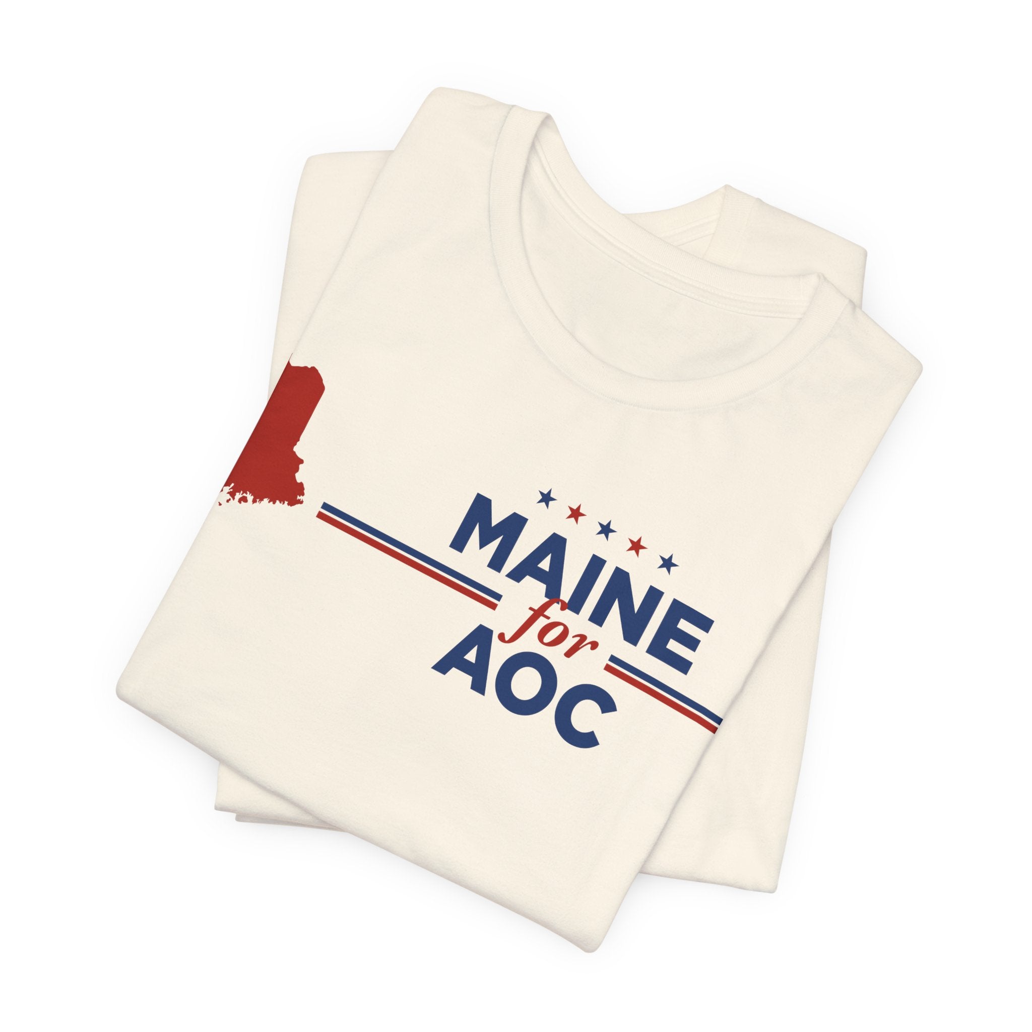 Maine for AOC for President Campaign T-Shirt 2028