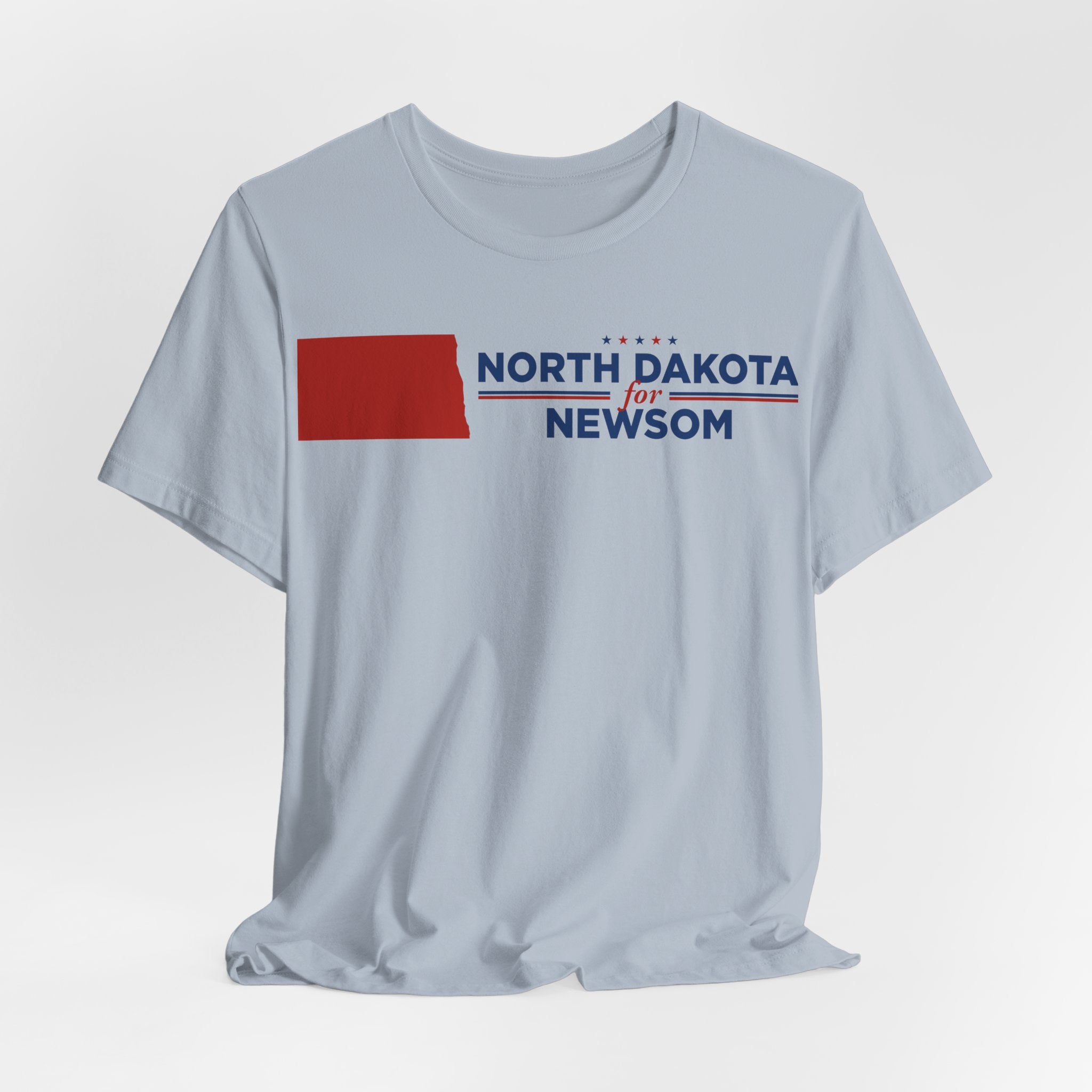 North Dakota for Gavin Newsom for President Campaign T-Shirt 2028