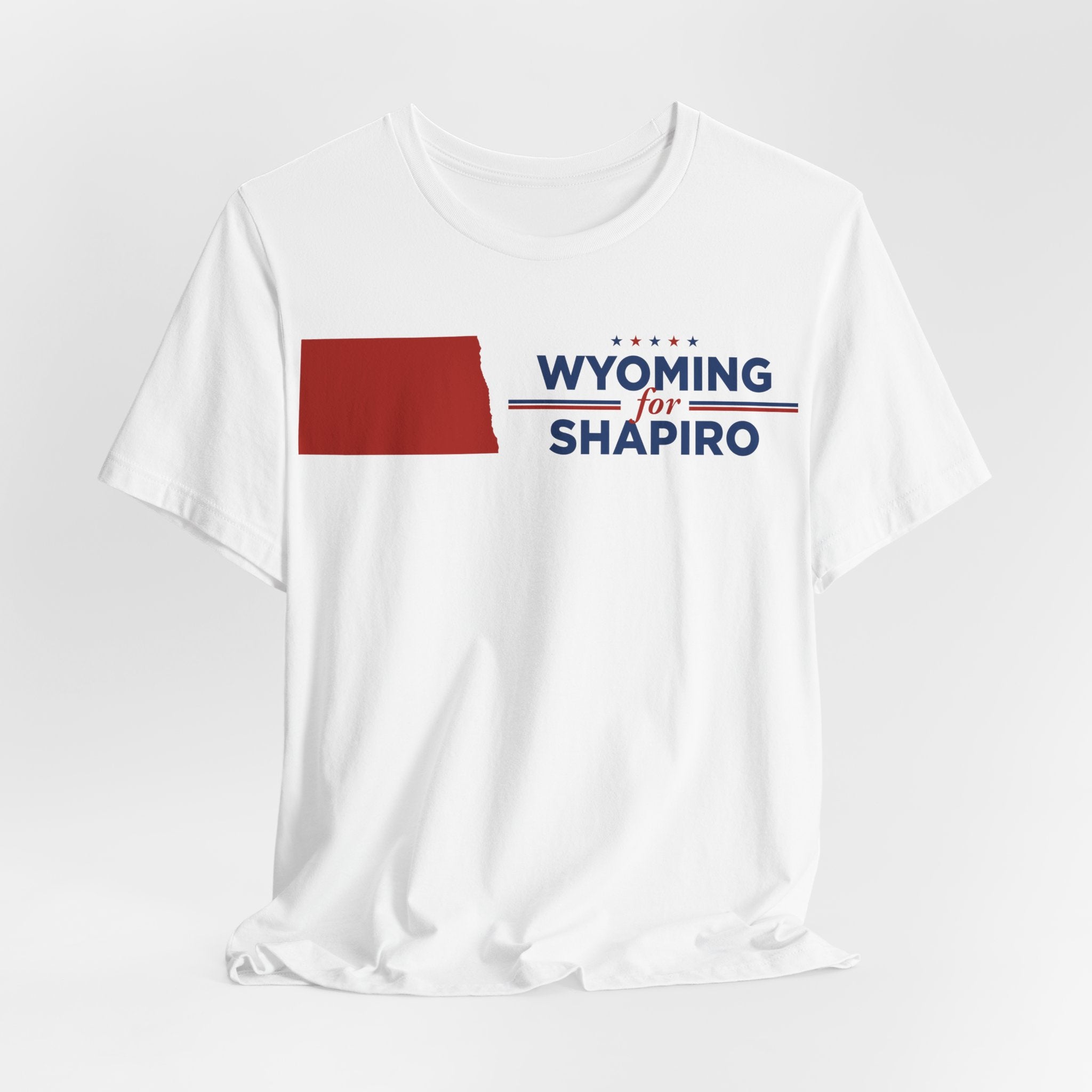 Wyoming for Josh Shapiro for President Campaign T-Shirt 2028