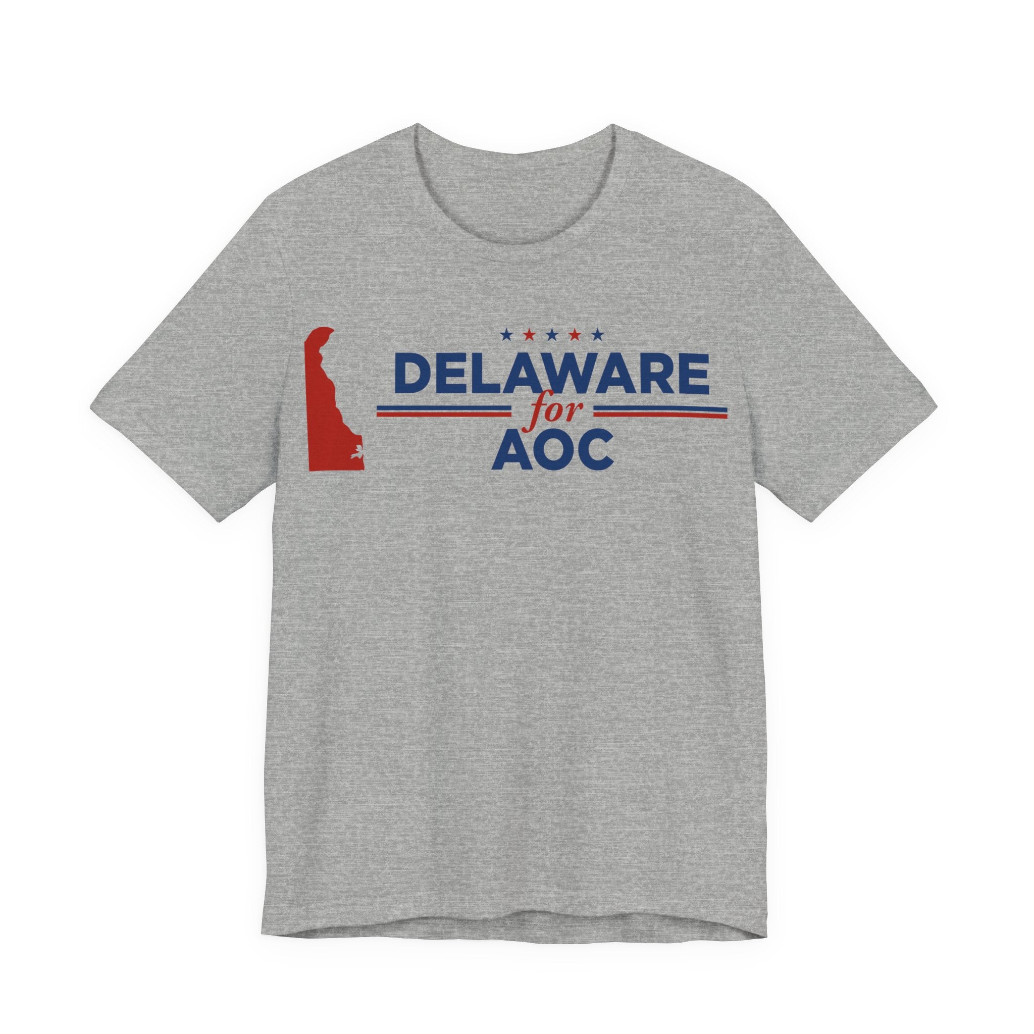 Delaware for AOC for President Campaign T-Shirt 2028