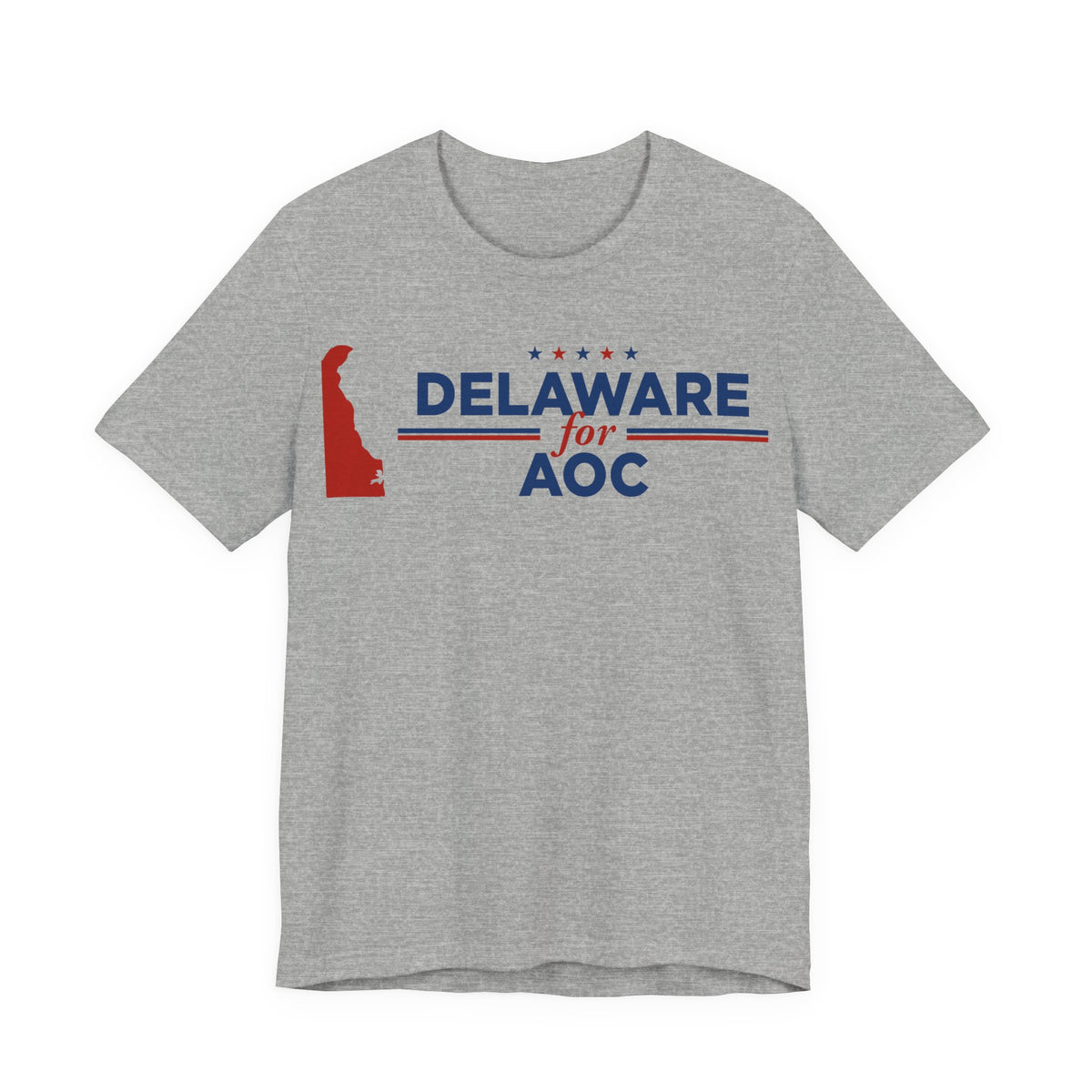 Delaware for AOC for President Campaign T-Shirt 2028