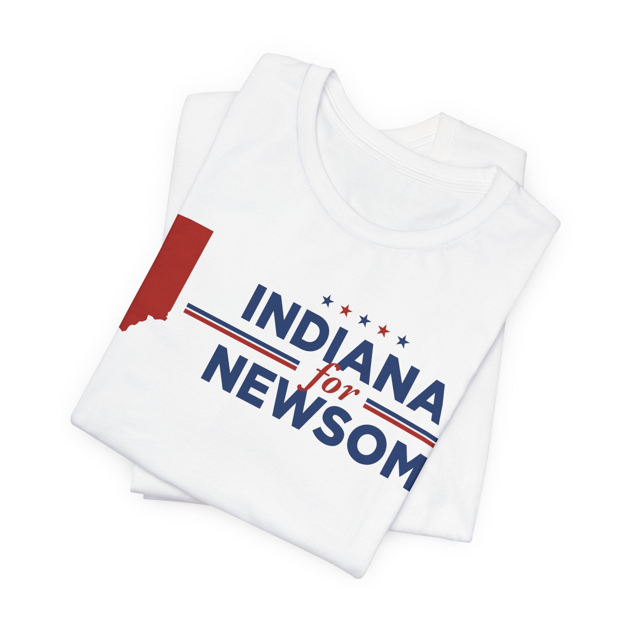 Indiana for Gavin Newsom for President Campaign T-Shirt 2028